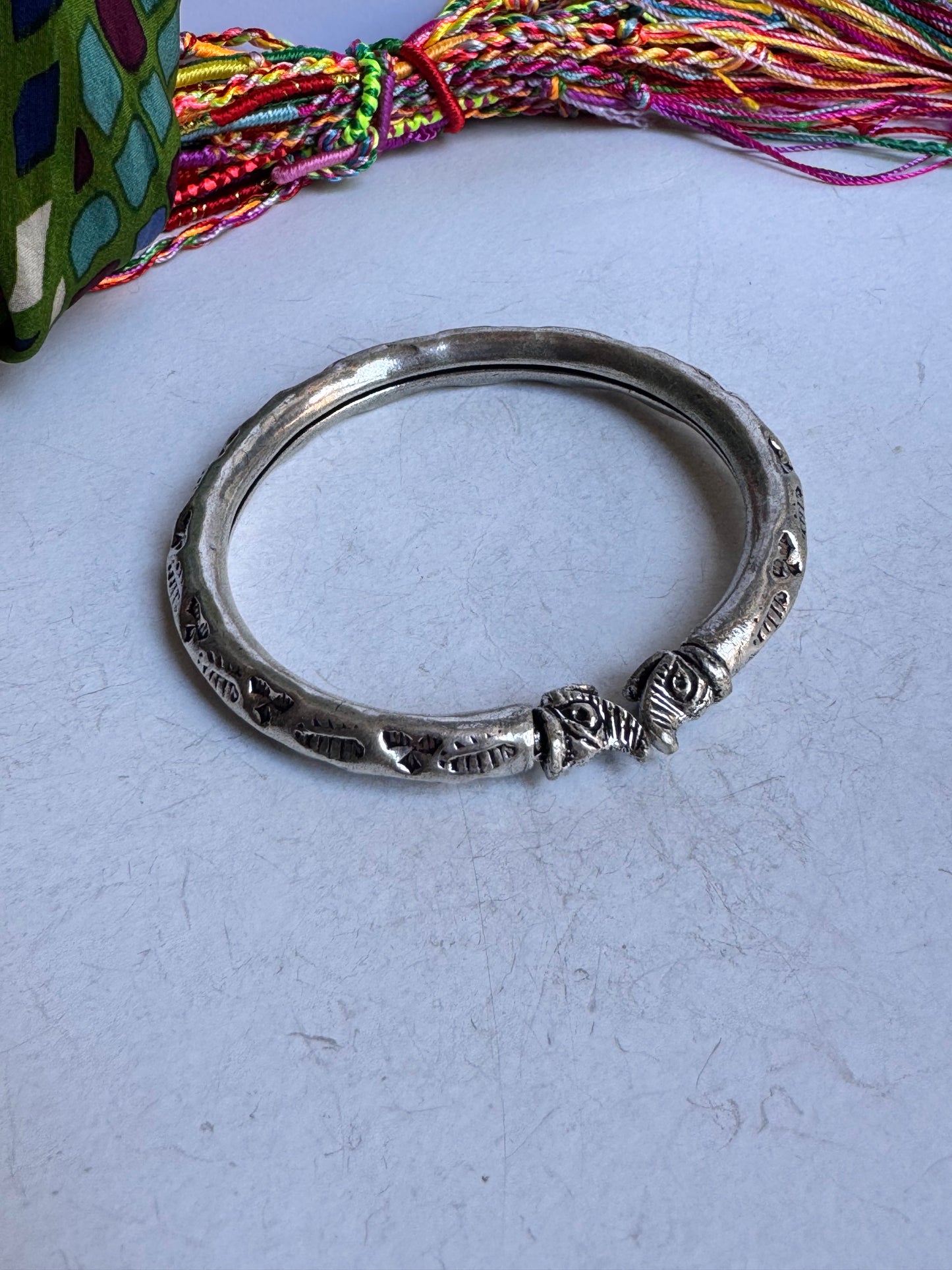Bracciale boho argentato
