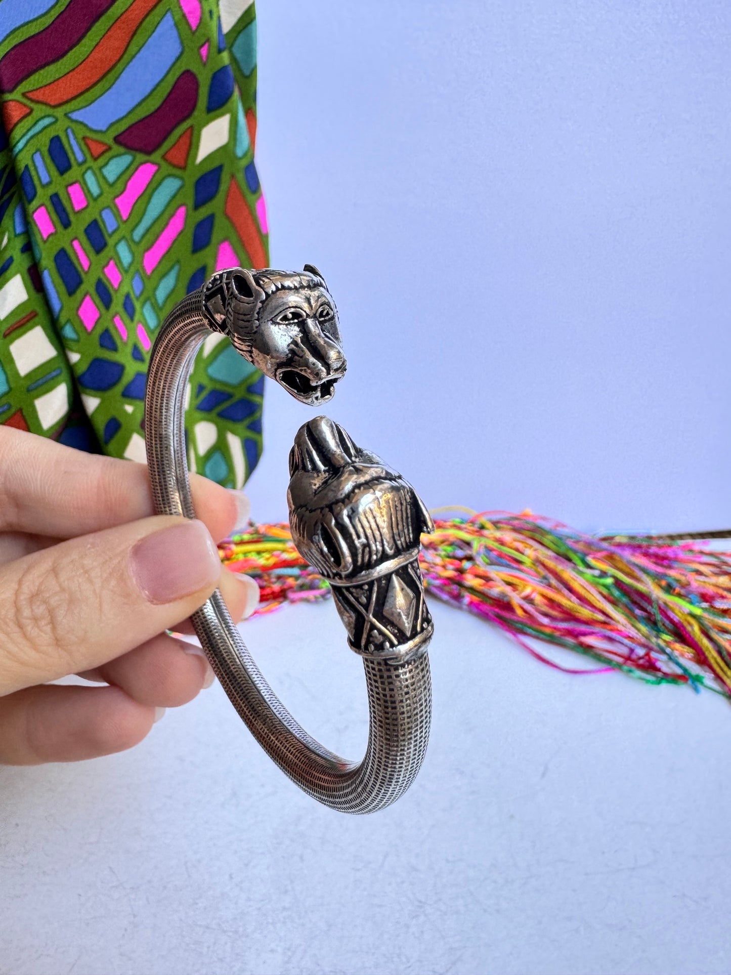 Bracciale boho argentato