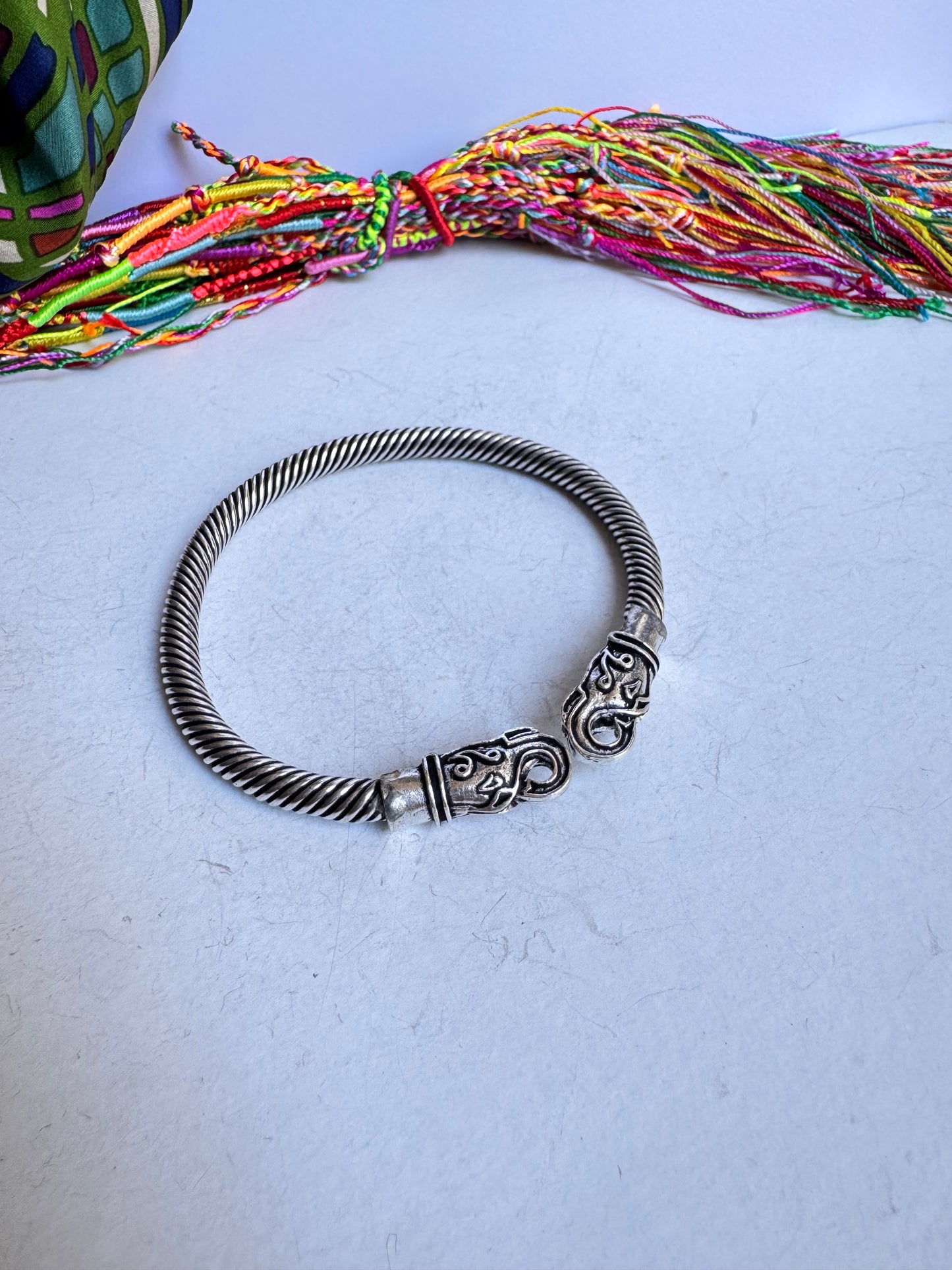 Bracciale boho argentato