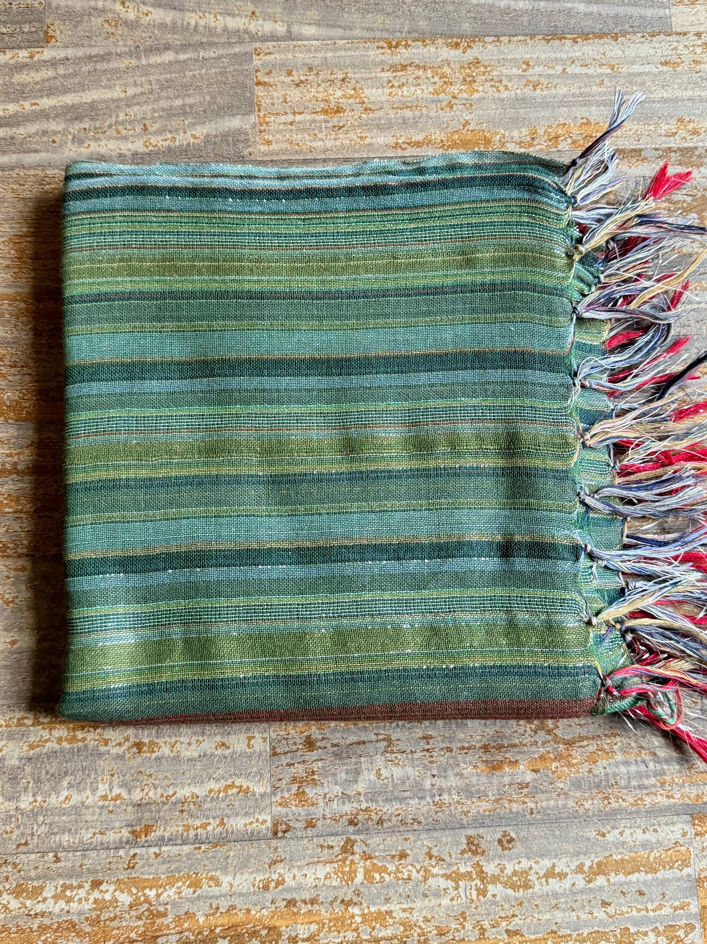 Pashmina scarf stole India green