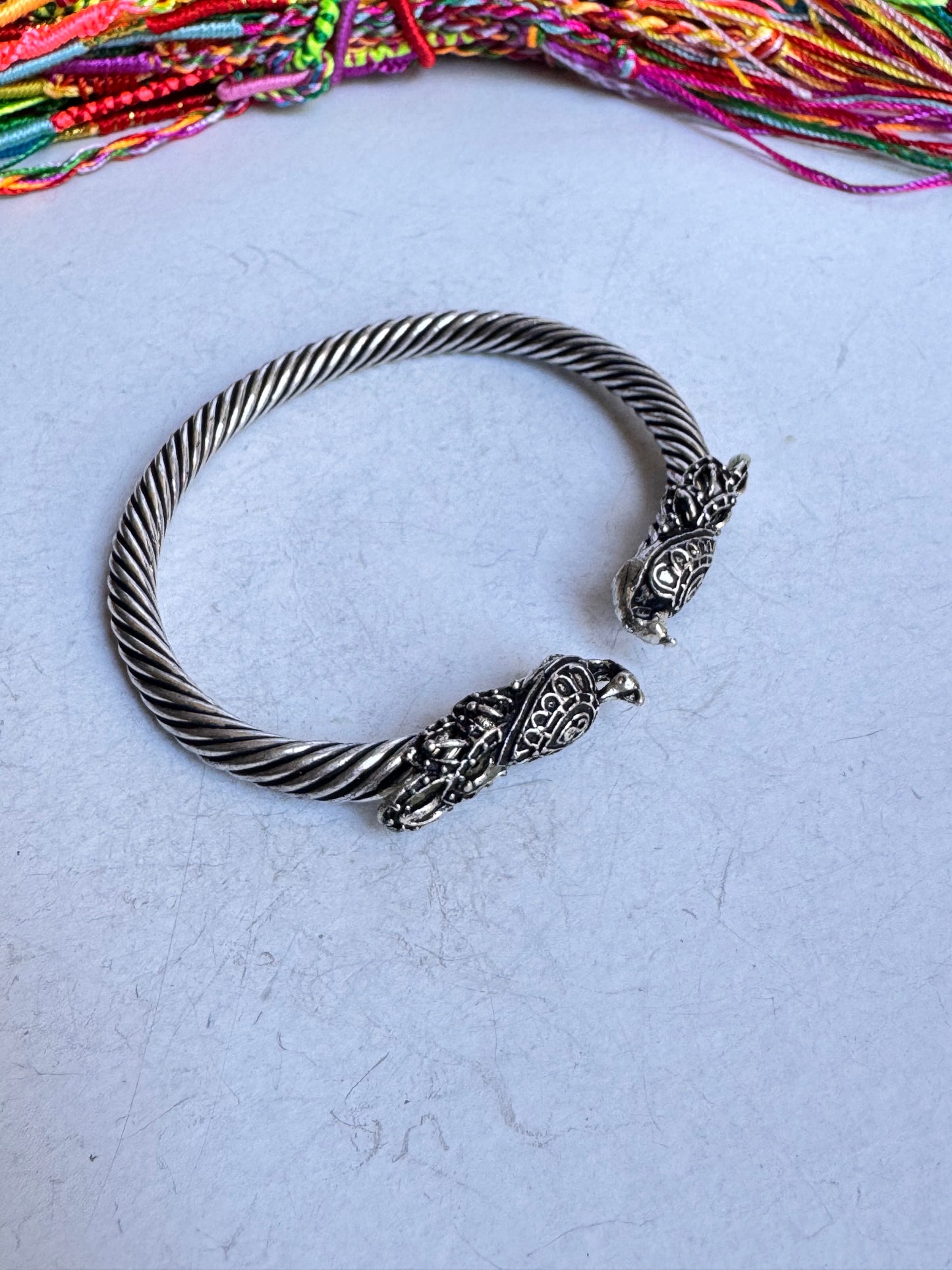 Bracciale boho argentato