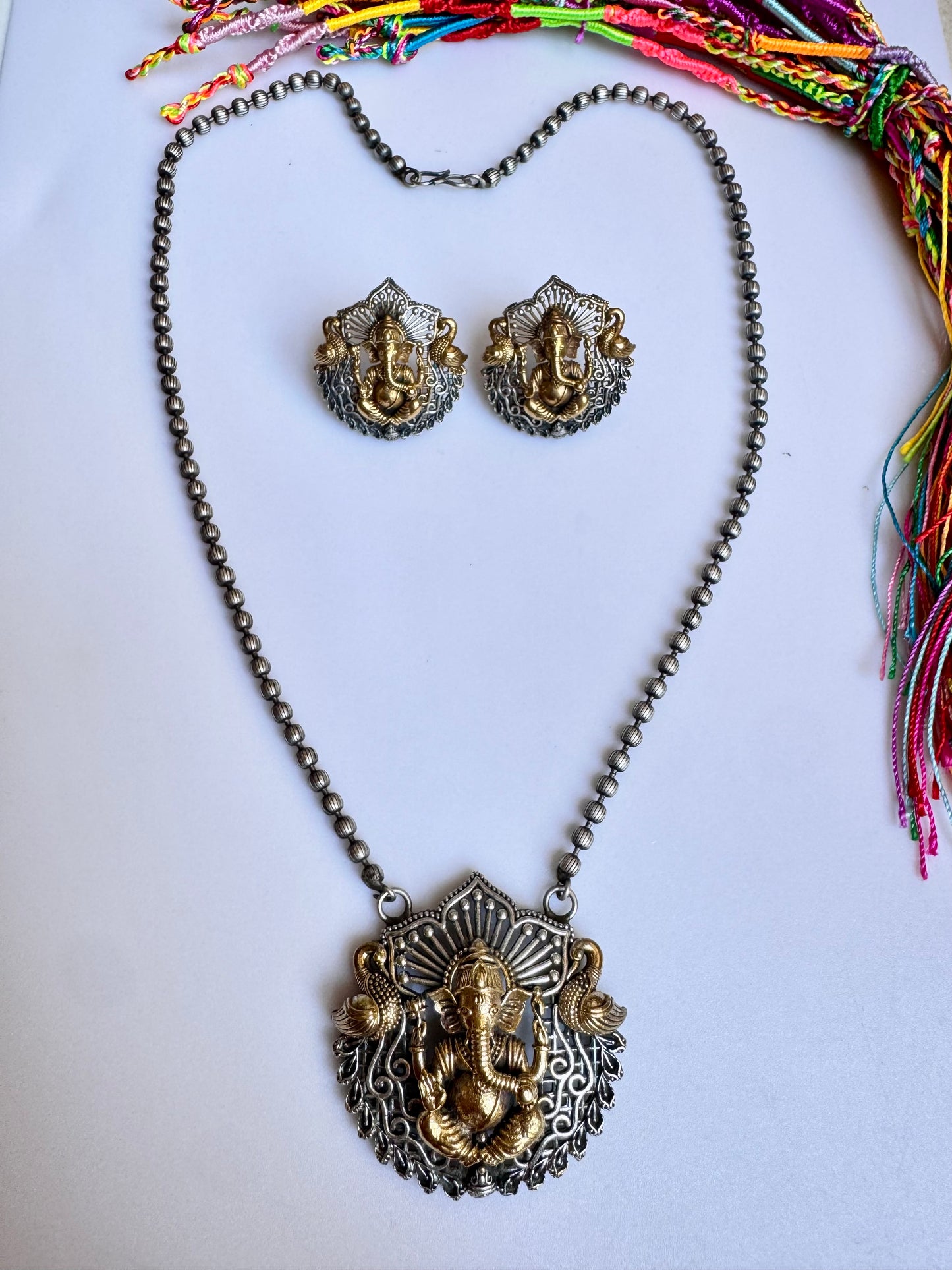Set di Gioielli Tradizionale Indiano Ganesha
