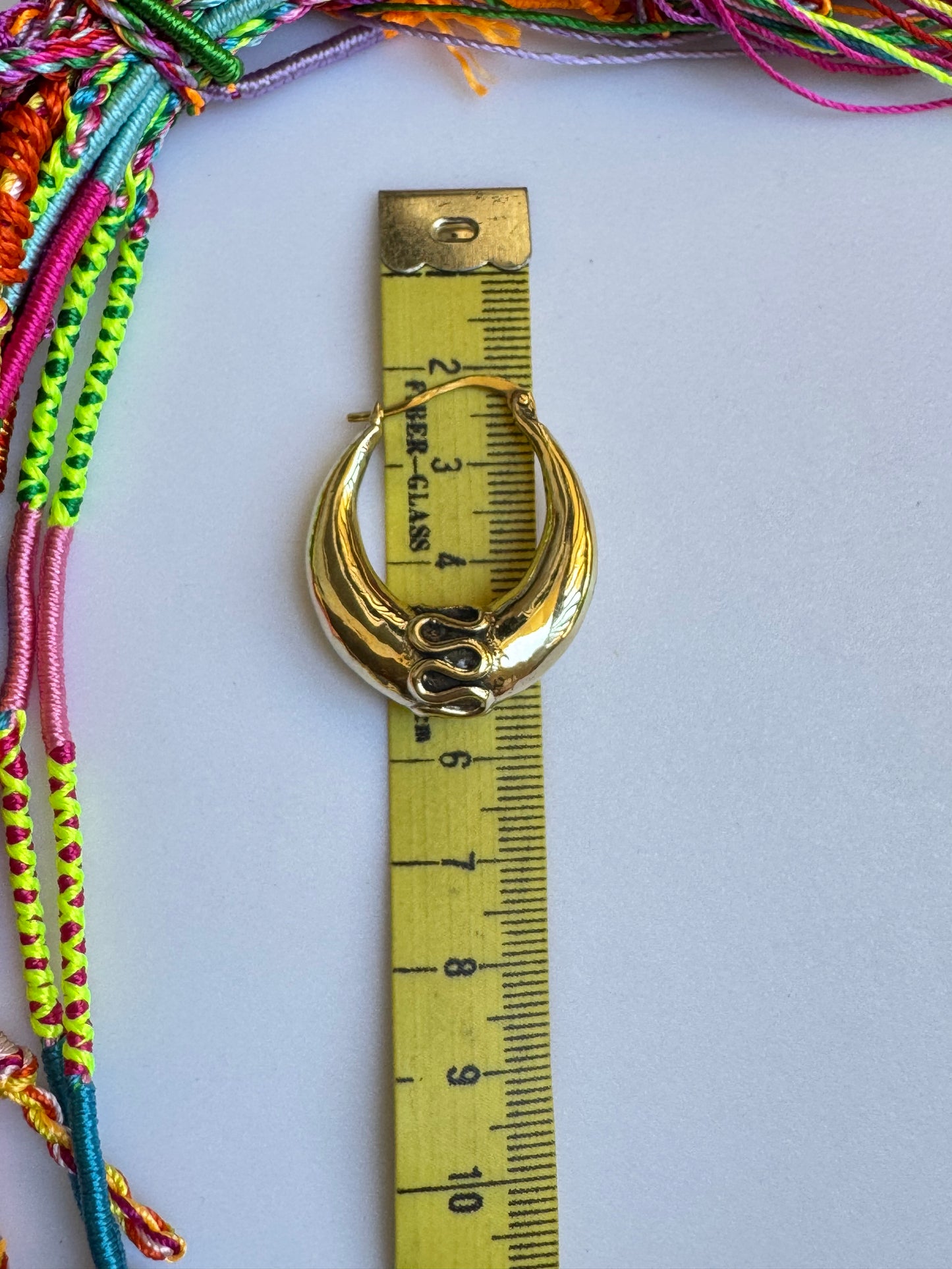 Orecchini boho dorato tribali goccia