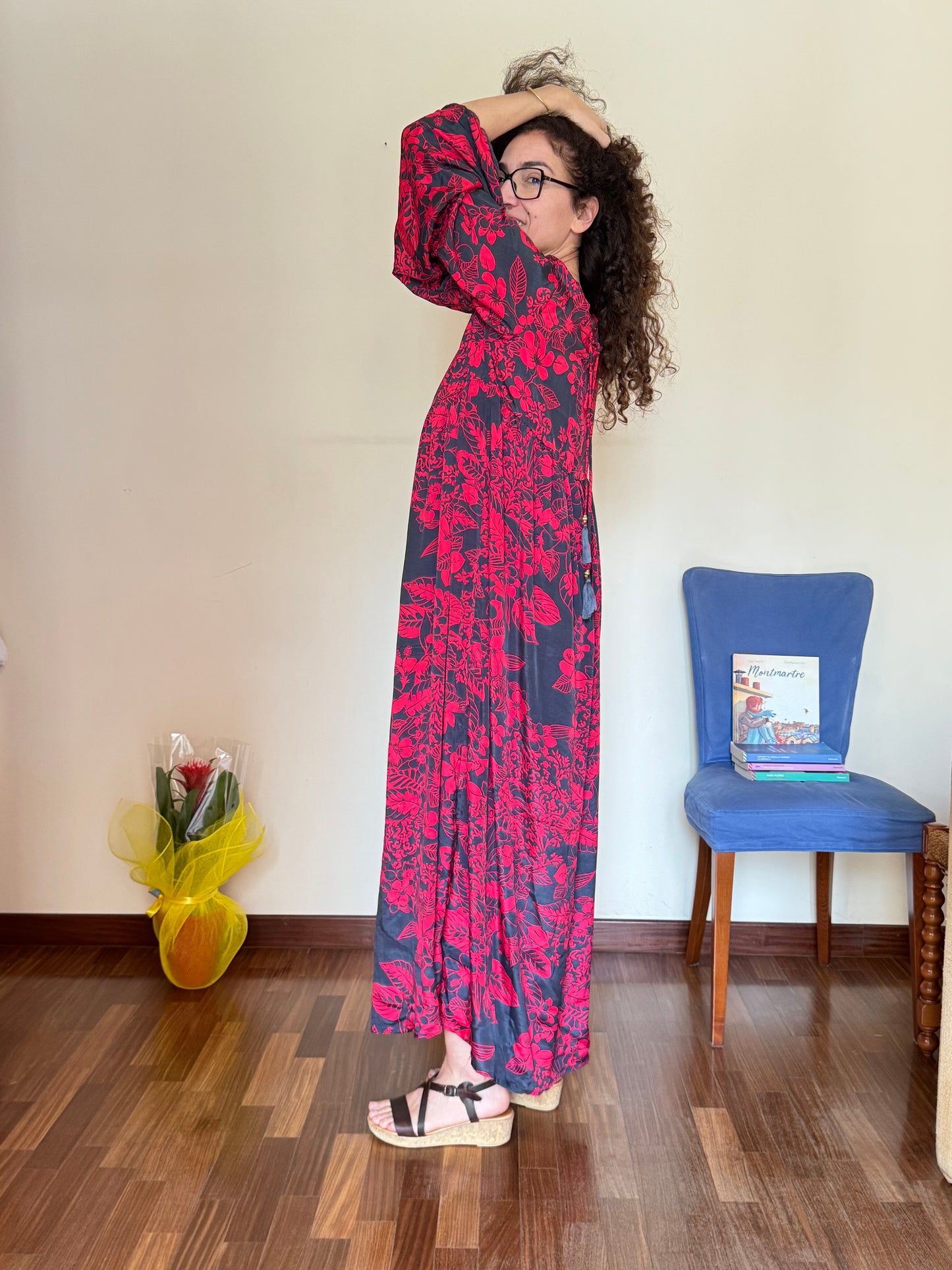 V18 boho long dress