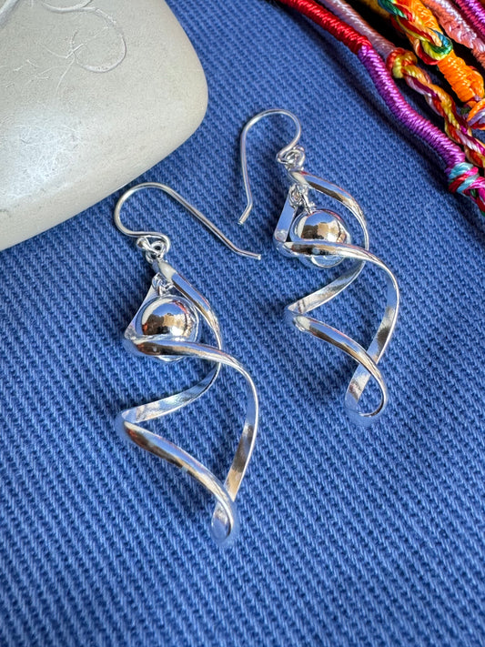 925 T9 silver earrings