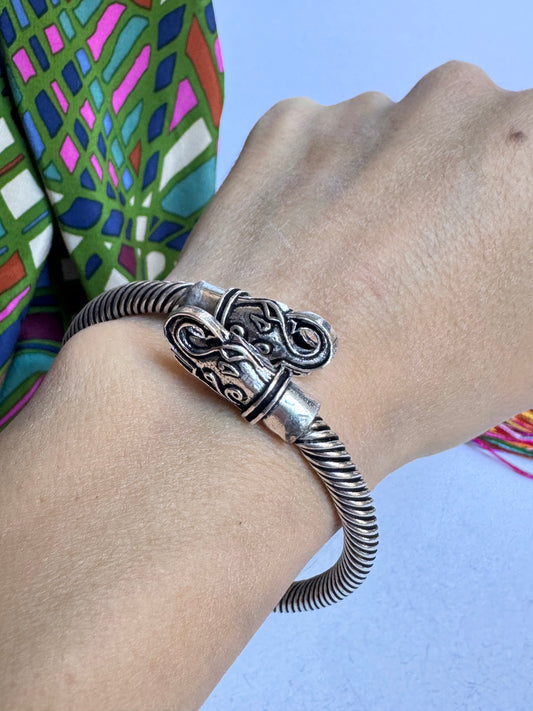 Bracciale boho argentato