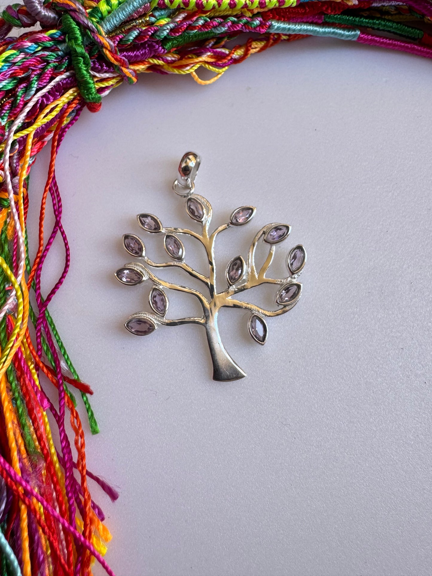 Amethyst 925 silver pendant