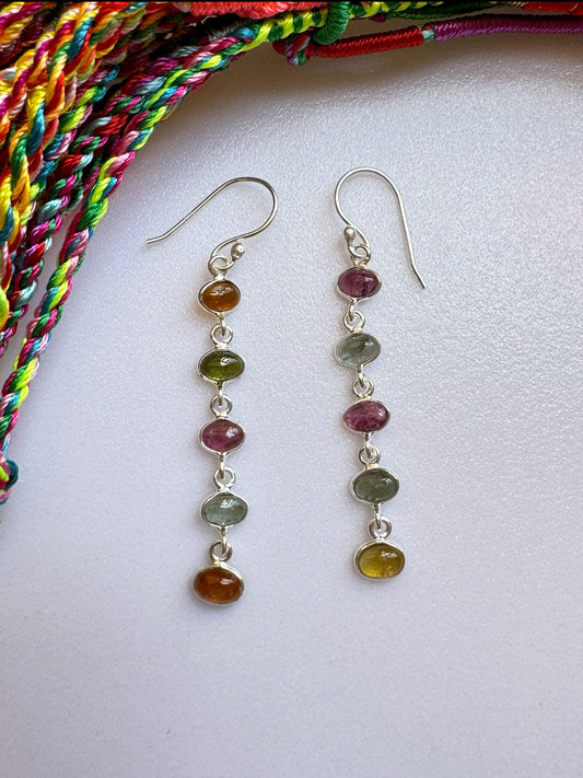 TO10 tourmaline 925 silver earrings