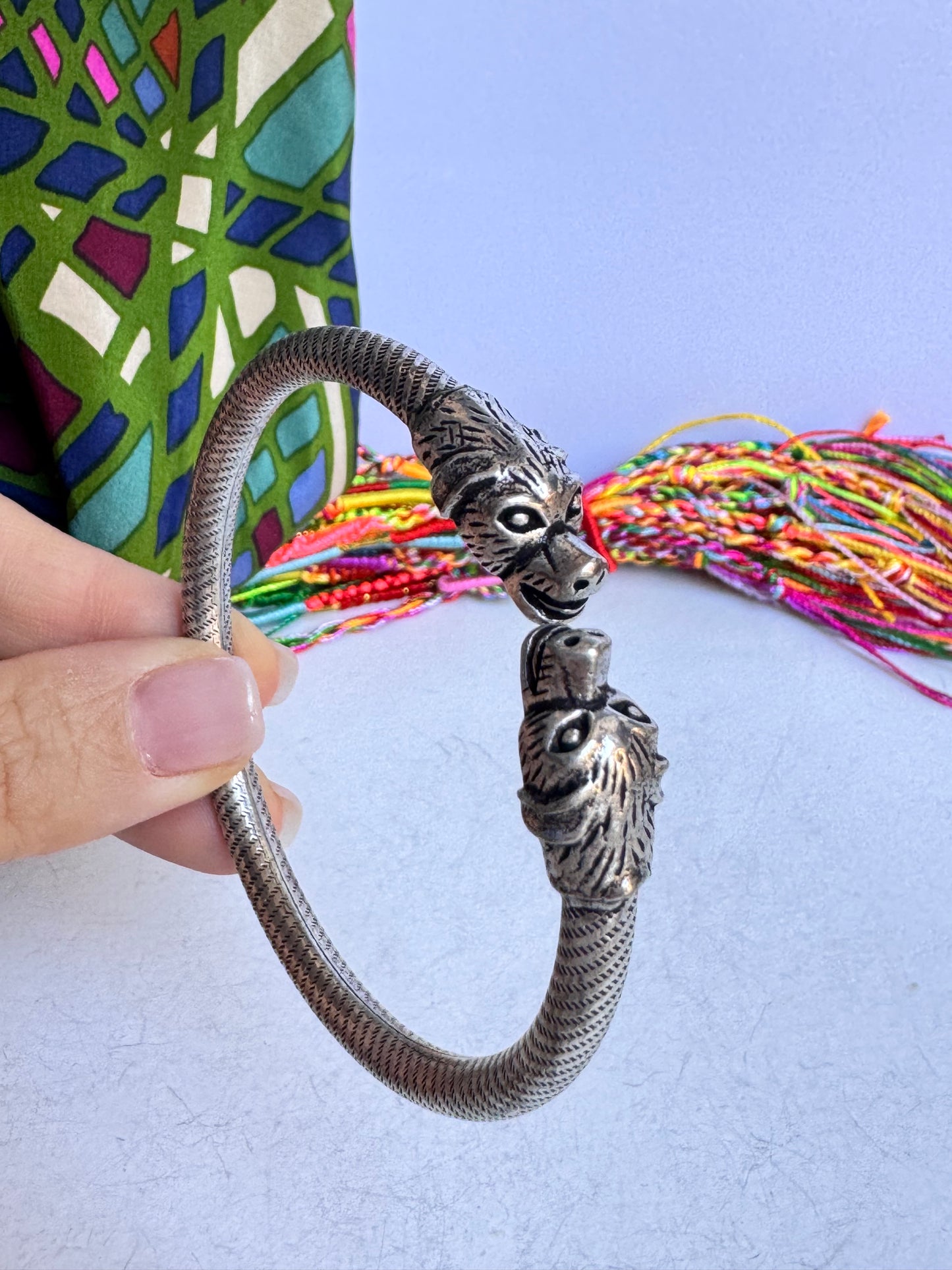 Bracciale boho argentato