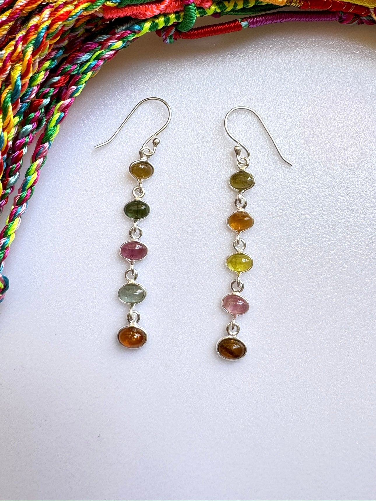 TO12 tourmaline 925 silver earrings