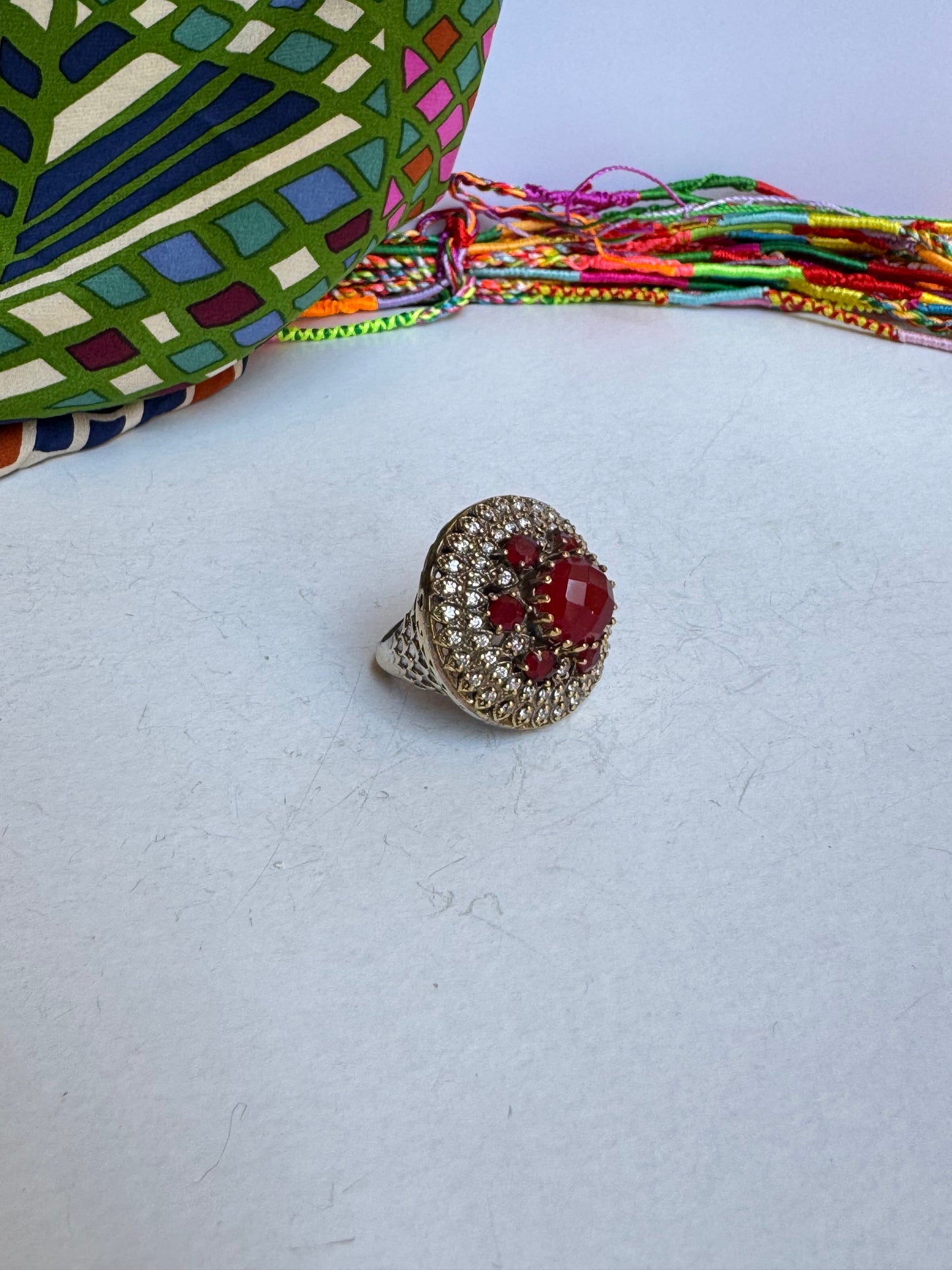 Anello design vintage misura 22