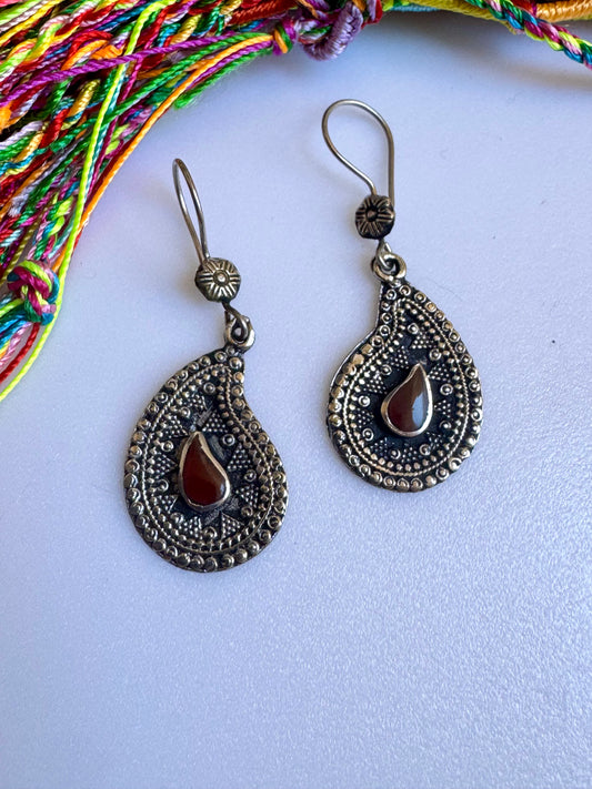 Orecchini antichi Agata vintage