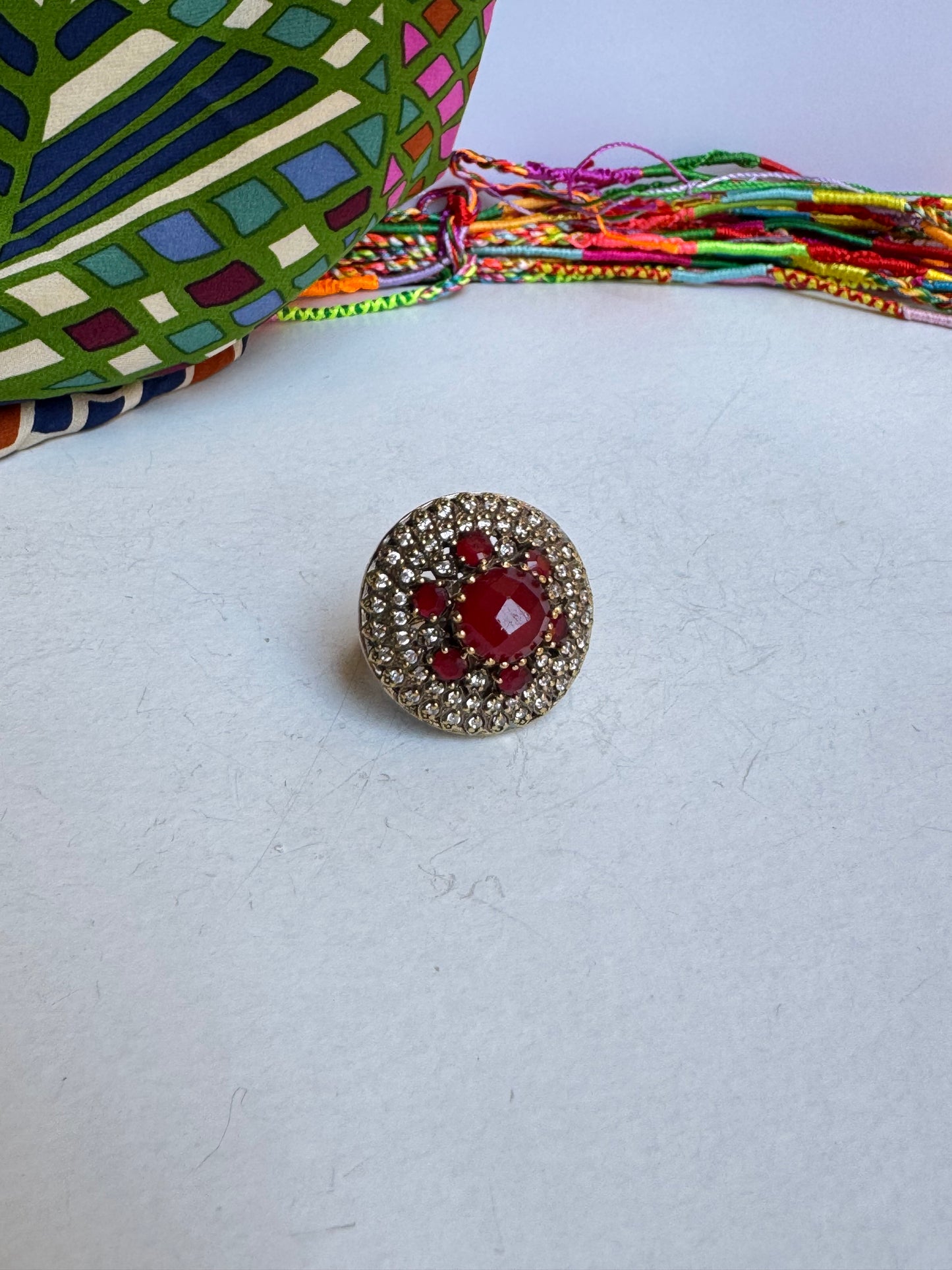 Anello design vintage misura 22