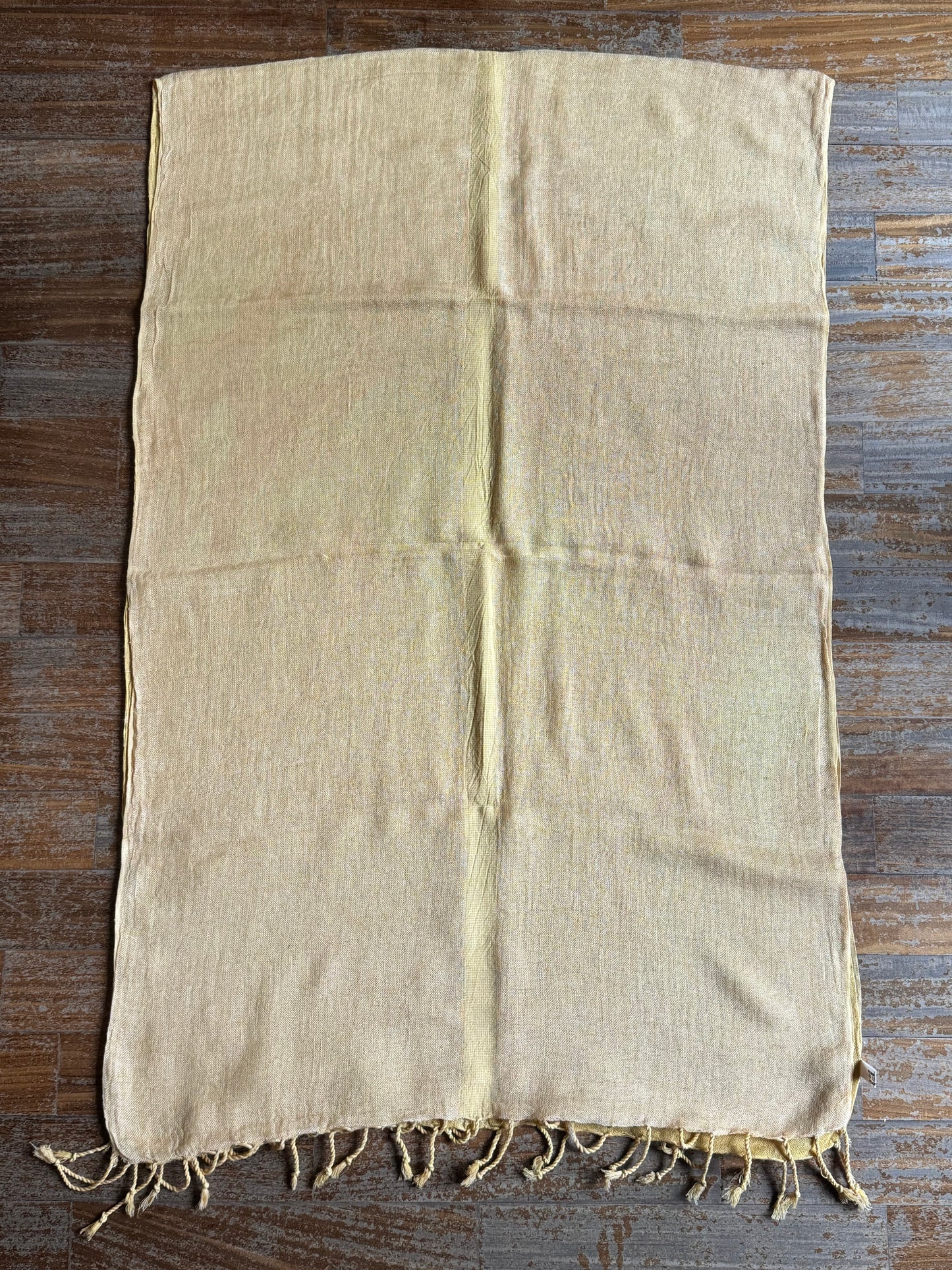 Pashmina scarf India yellow