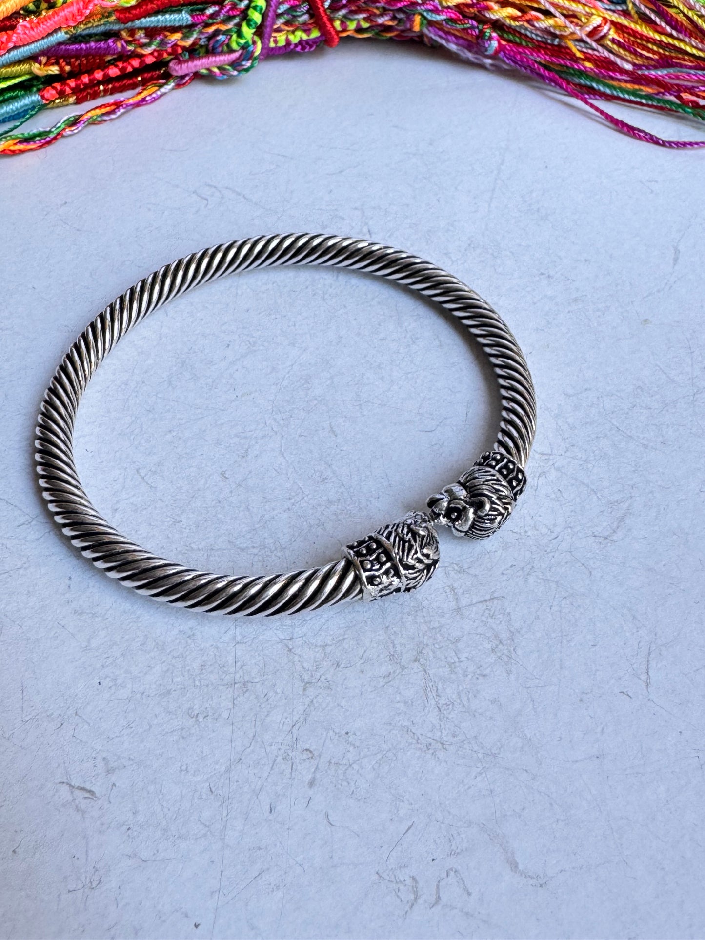 Bracciale boho argentato