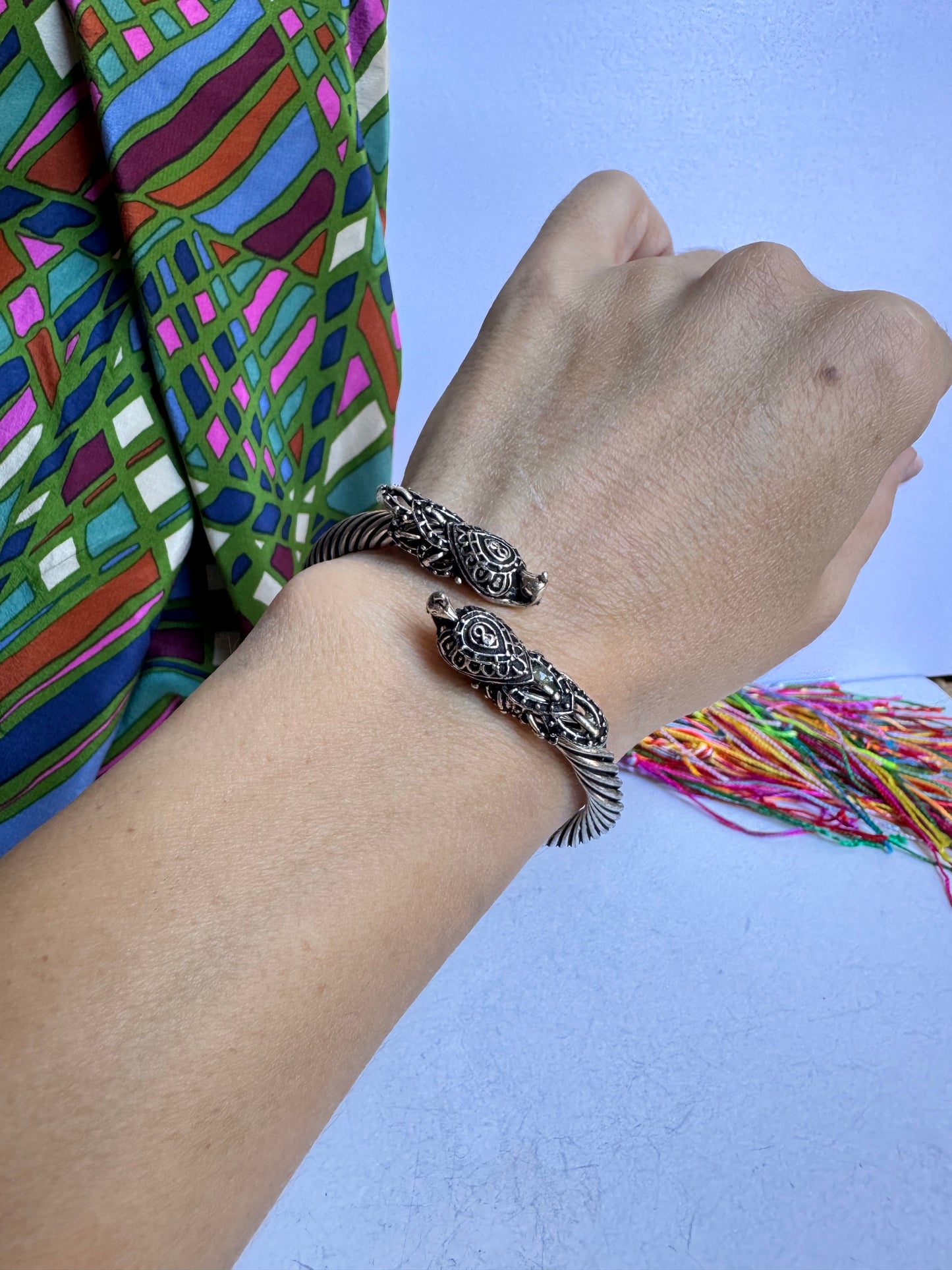 Bracciale boho argentato