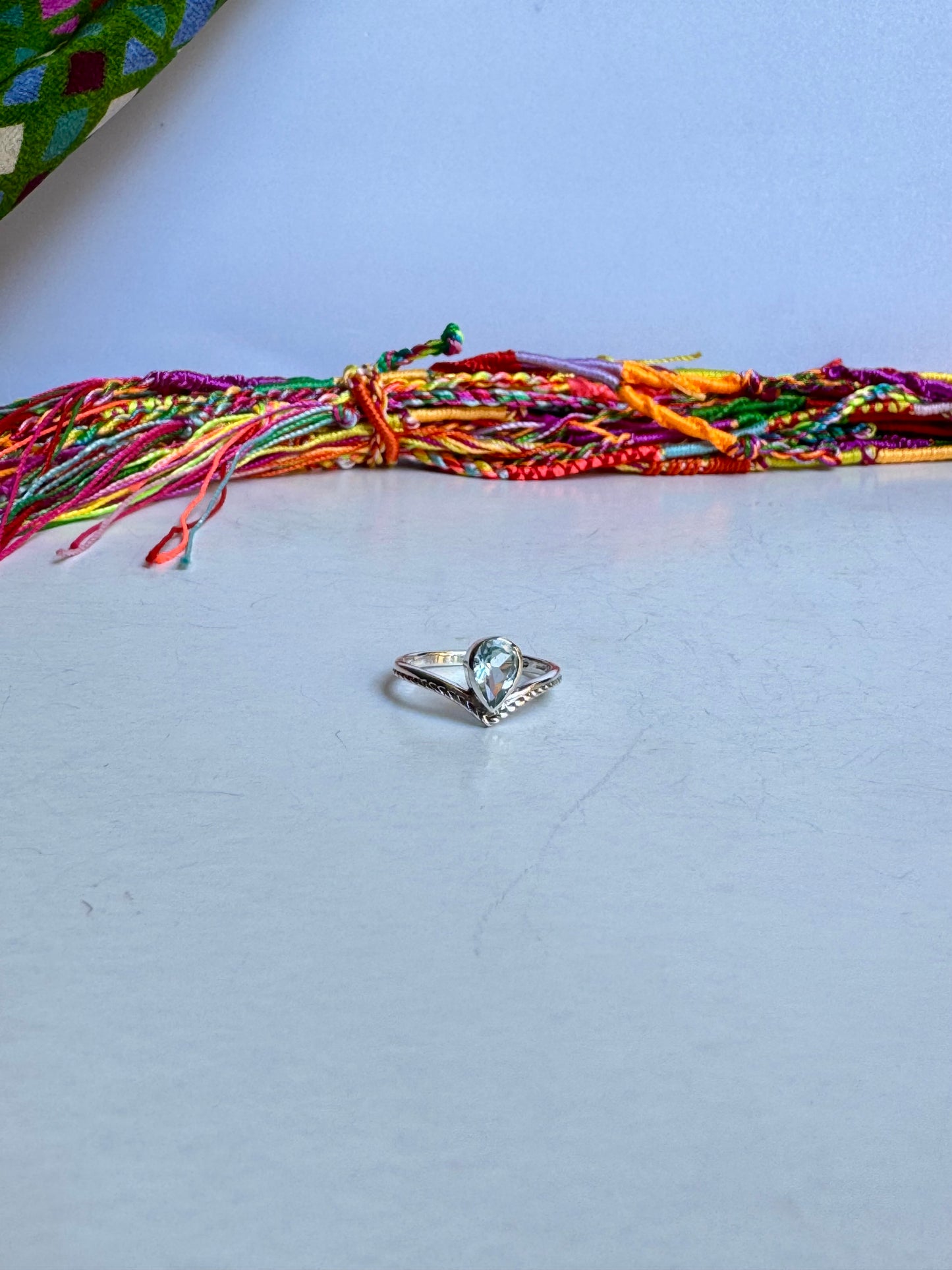 Anello argento 925 ametista misura 19 - 6UM