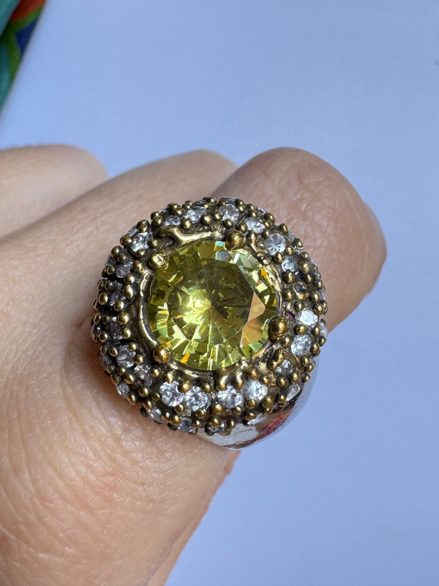 Anello design vintage misura 17