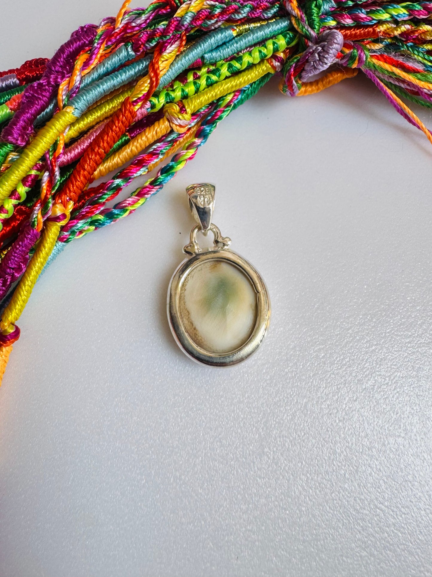 925 silver pendant Shiva's eye F40