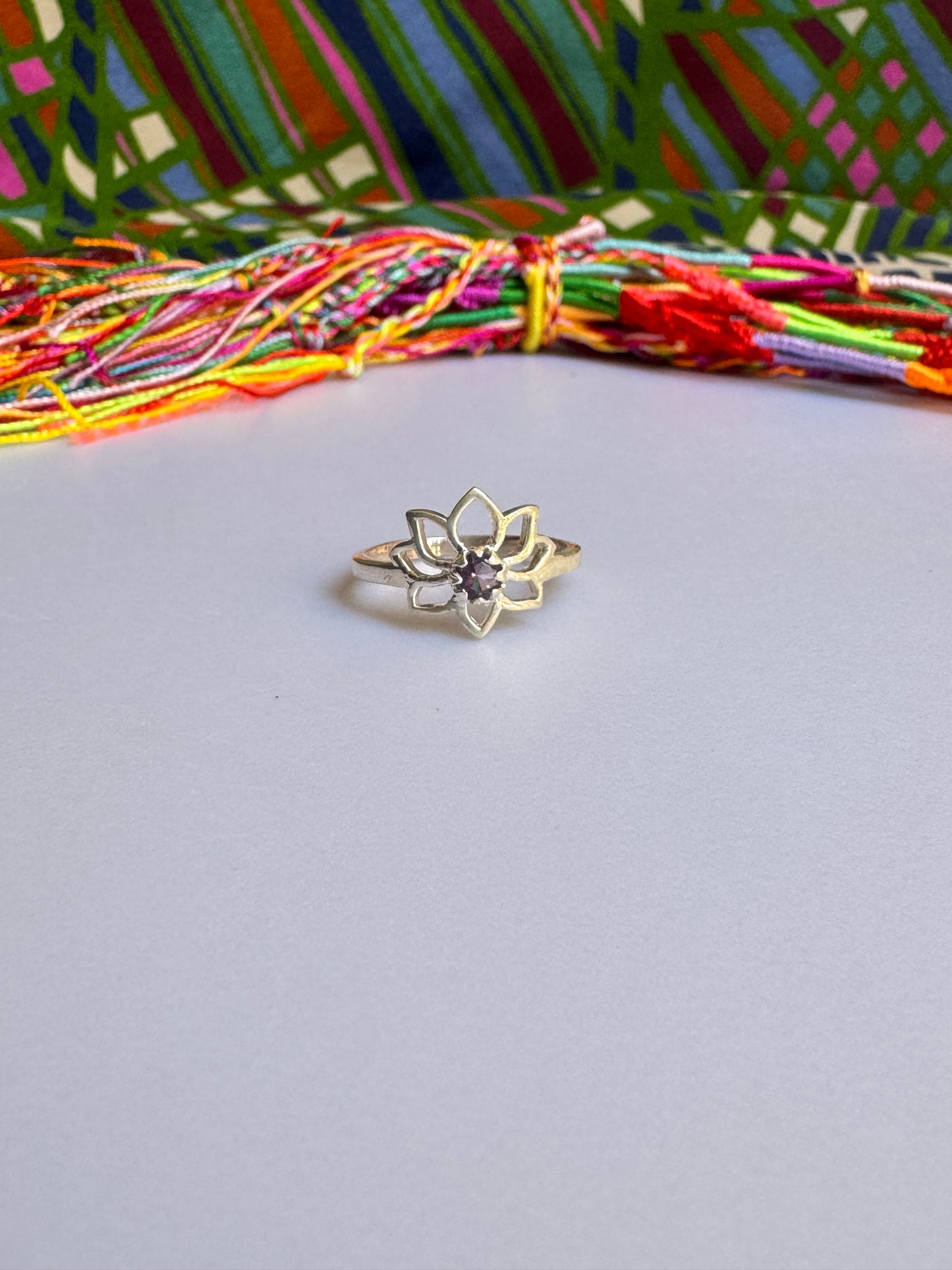 Amethyst-Silberring Größe 17 – X37