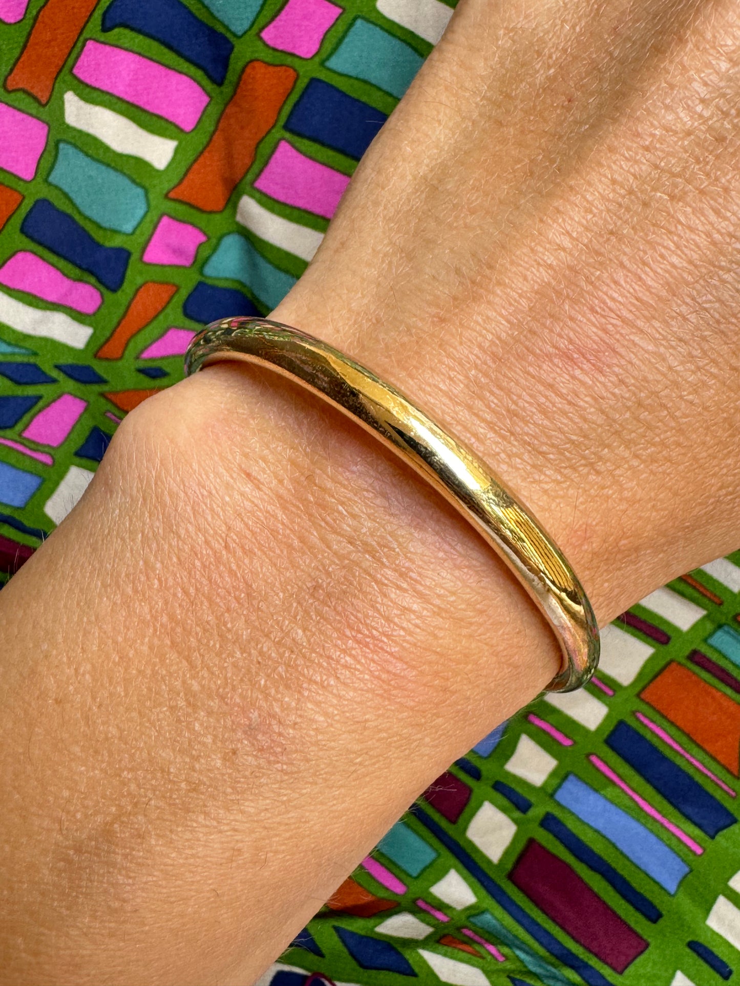 Smooth golden boho bracelet