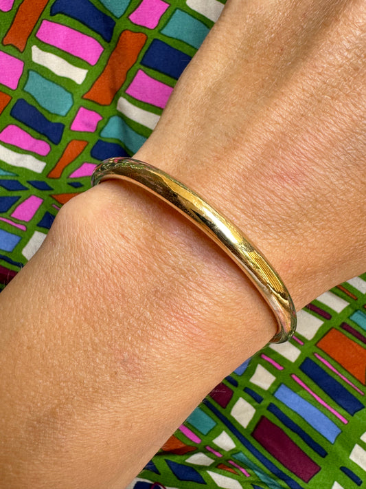 Smooth golden boho bracelet