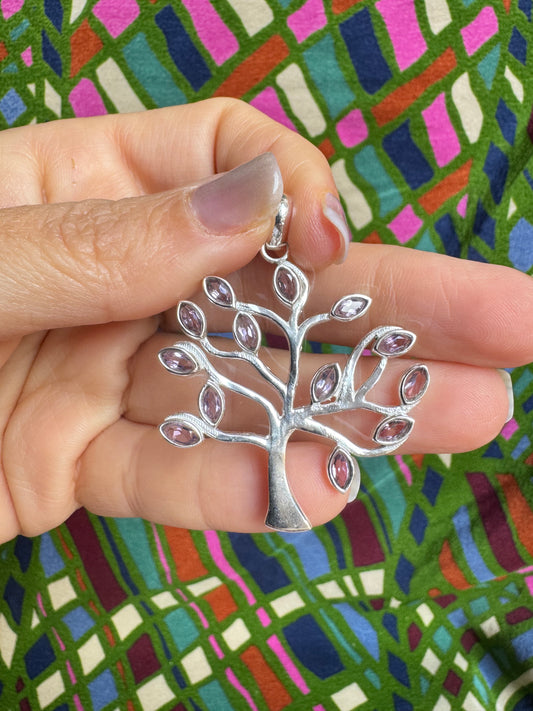 Amethyst-Anhänger aus 925er Silber