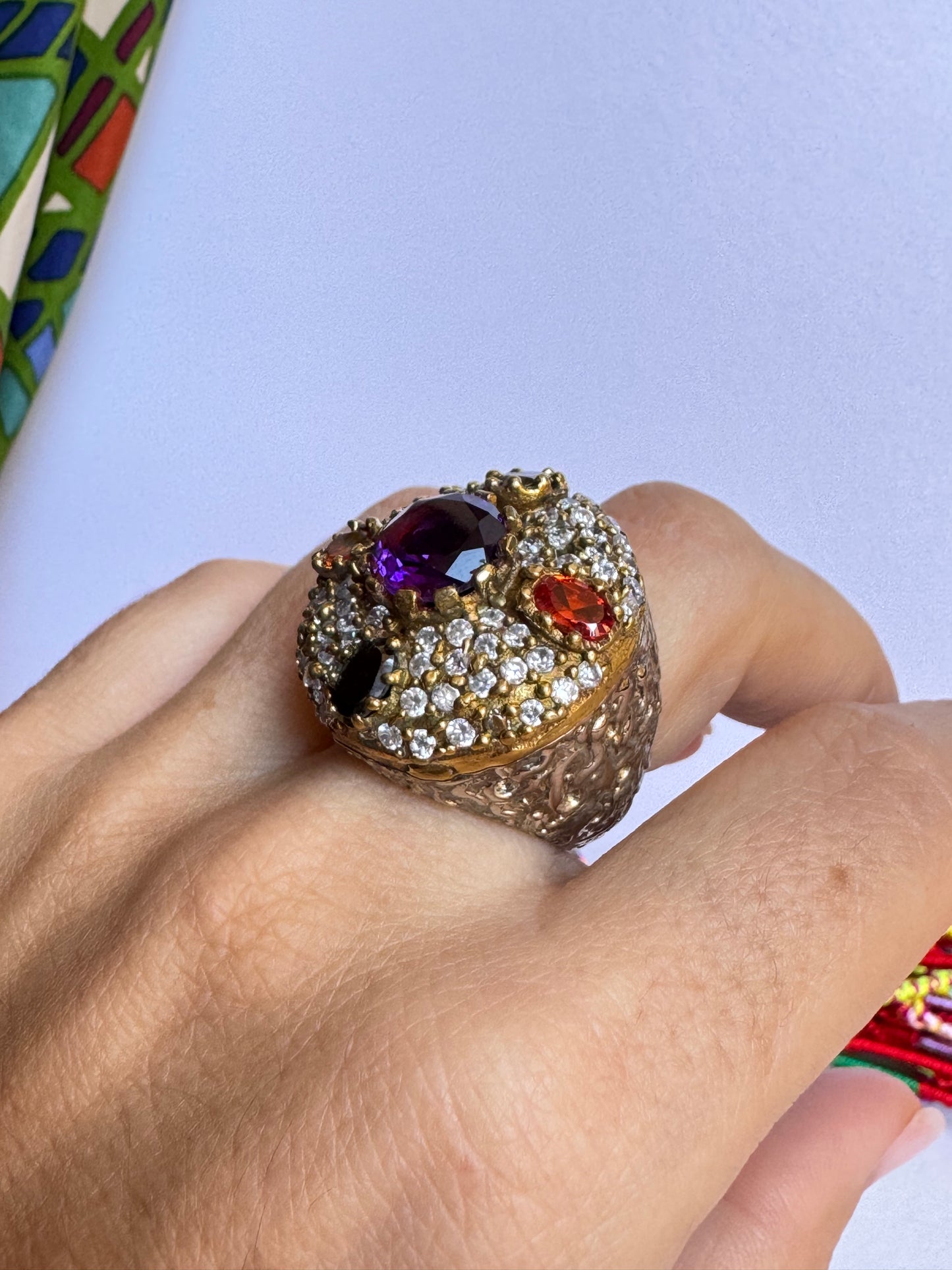 Anello design vintage misura 14/15