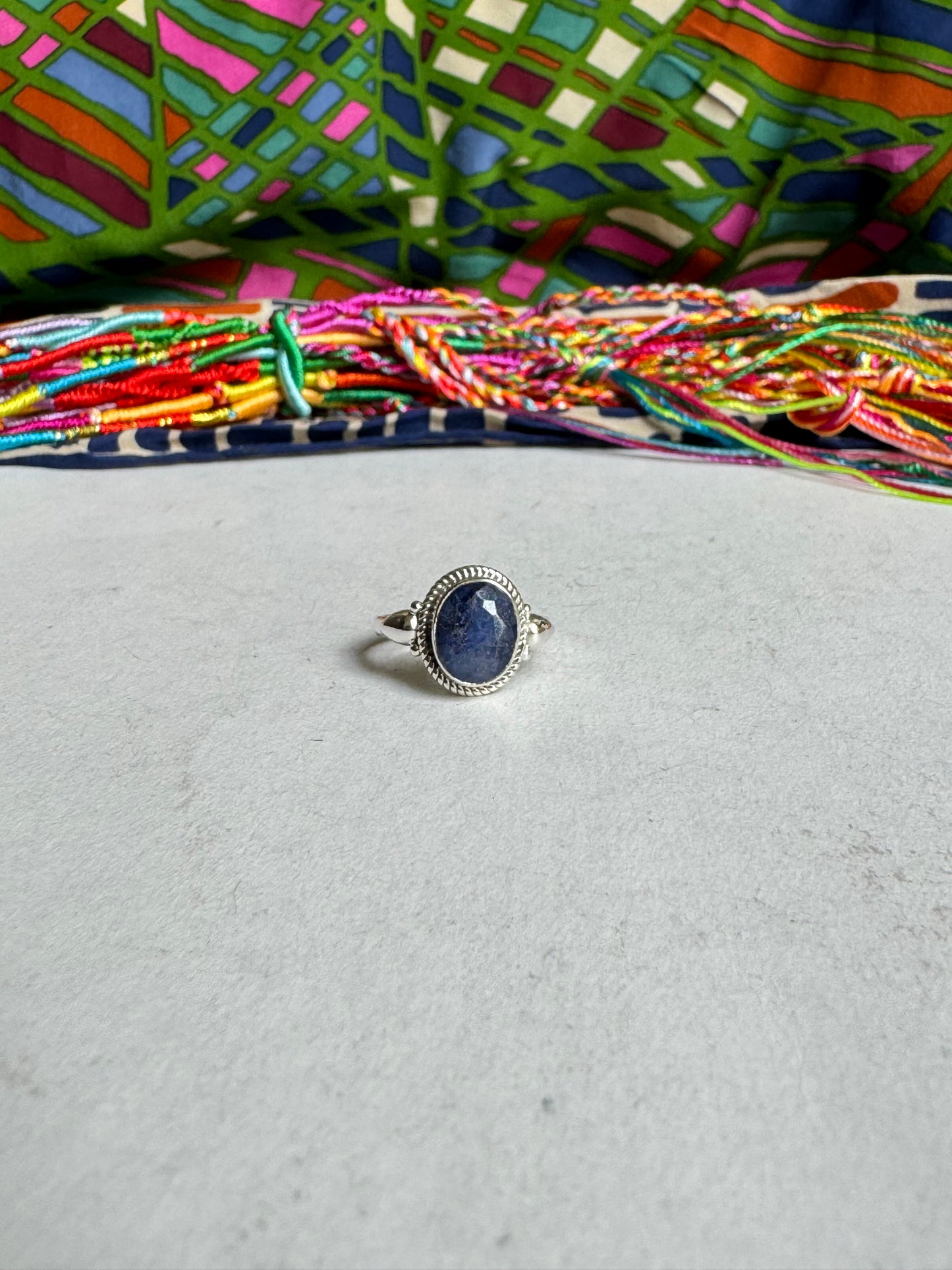 925 lapis lazuli P17 silver ring