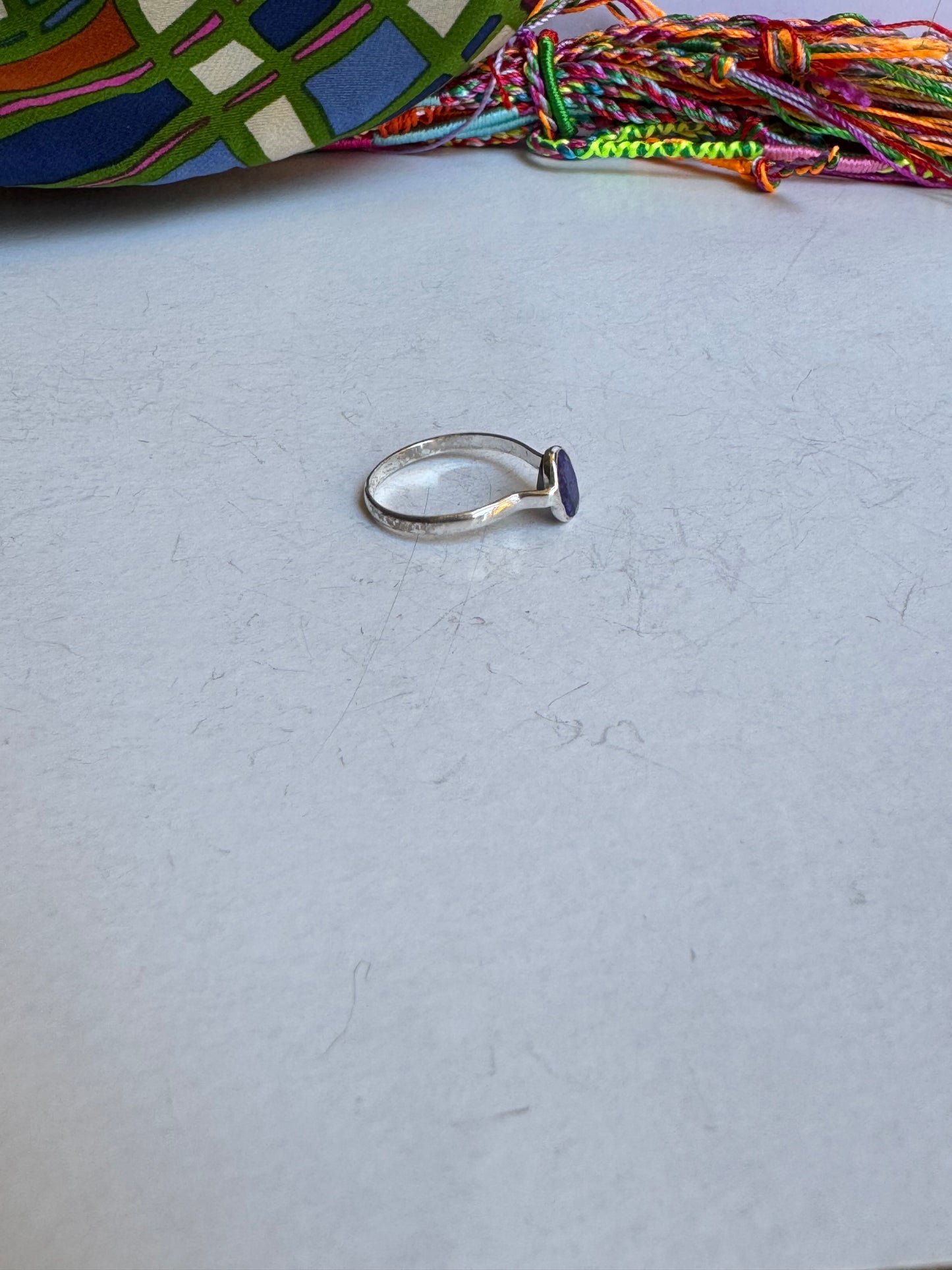 Anello argento 925 lapislazzuli misura 11 - 17WE