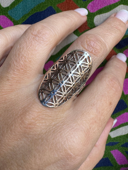 Ring aus 925er Silber, Größe 16/17 – Z82