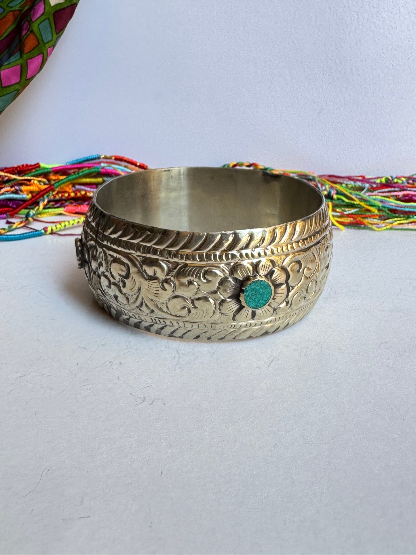 Bracciale bangle argentato