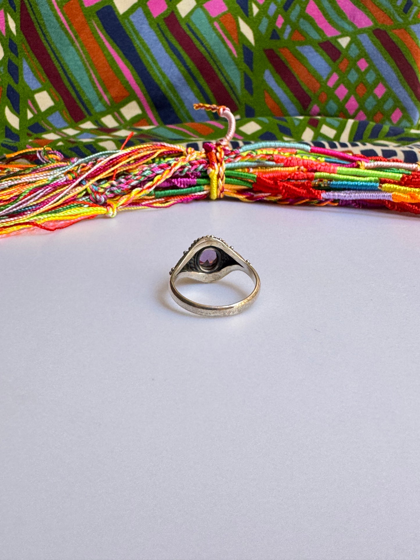 Amethyst-Silberring Größe 17 – X54