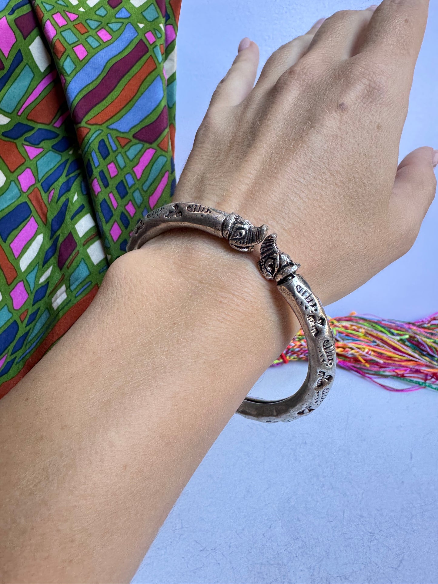 Bracciale boho argentato