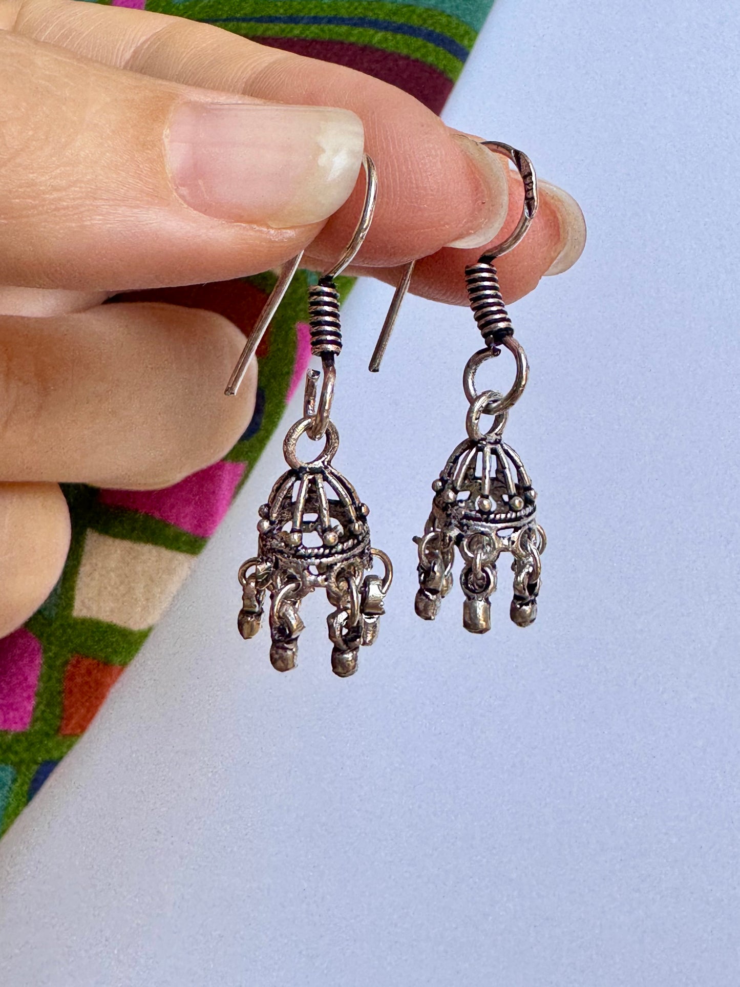 Ohrringe Glöckchen Indien