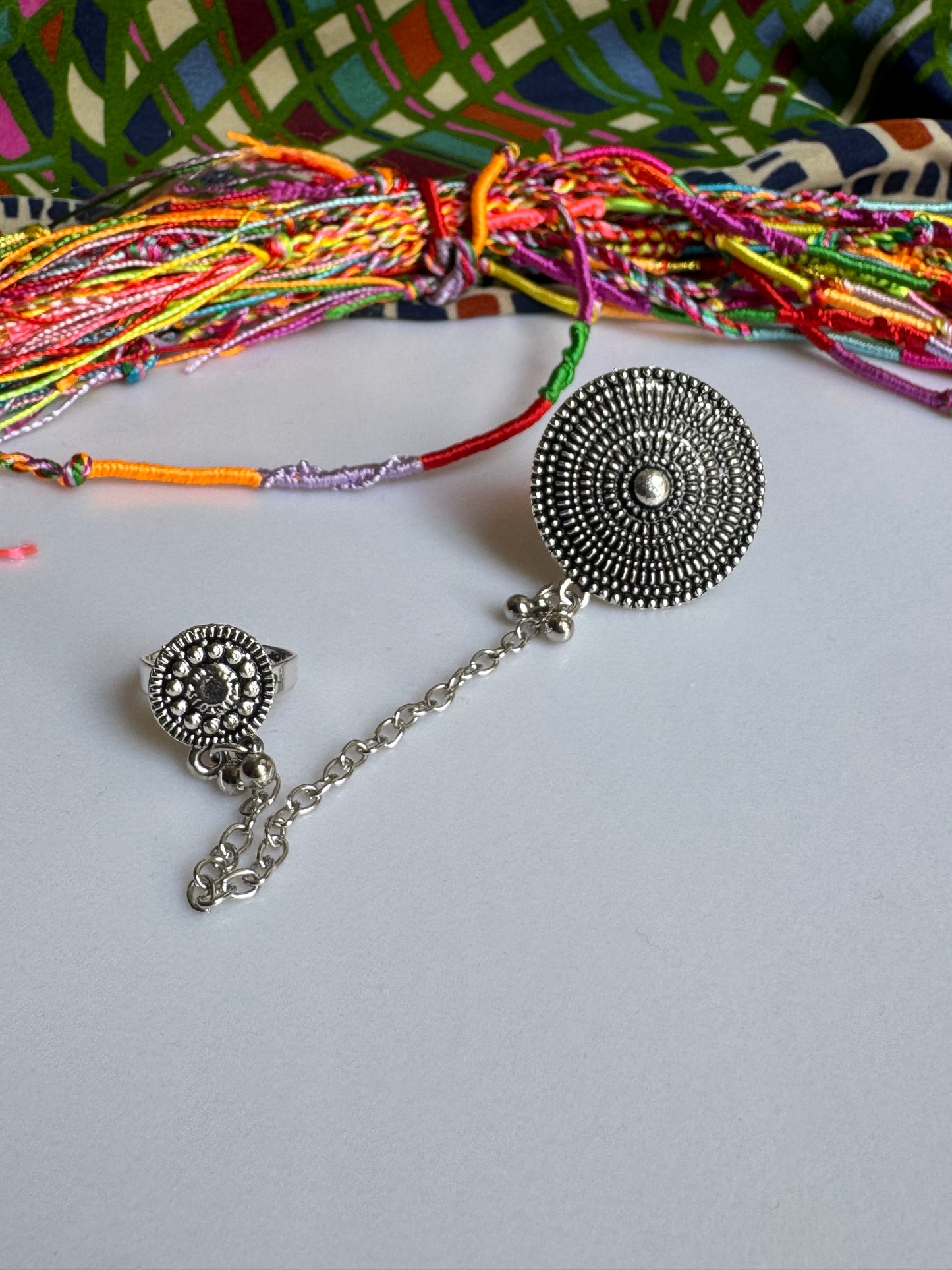 Antique vintage double ring