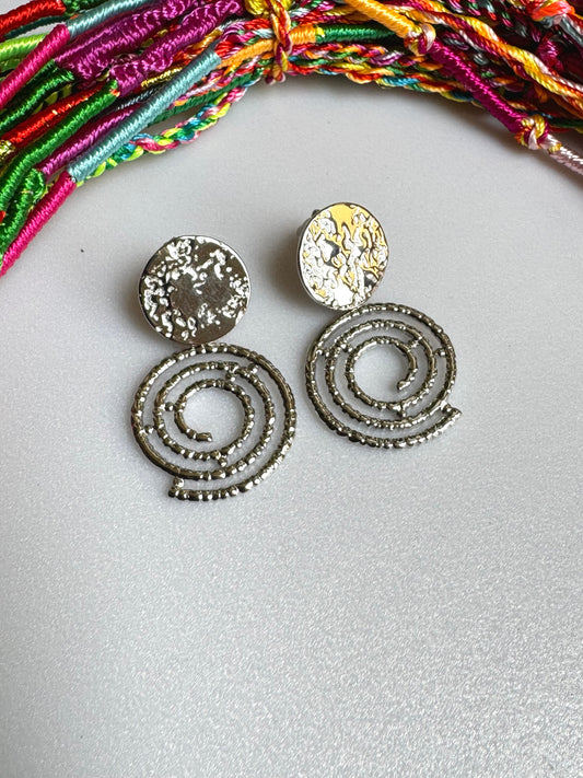 Steel earrings