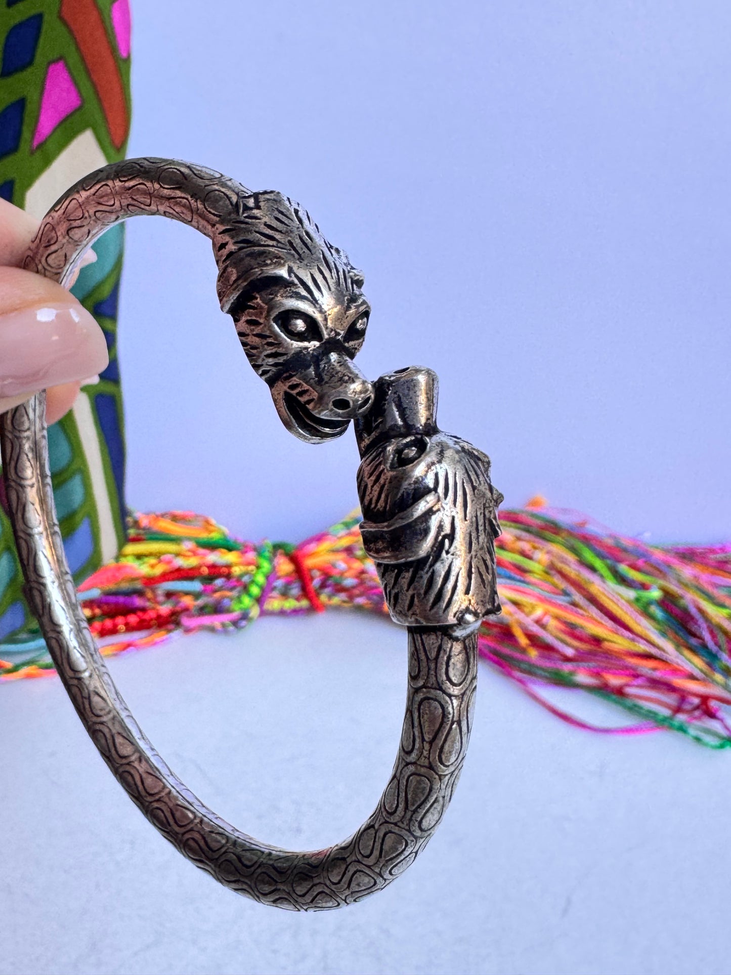 Bracciale boho argentato