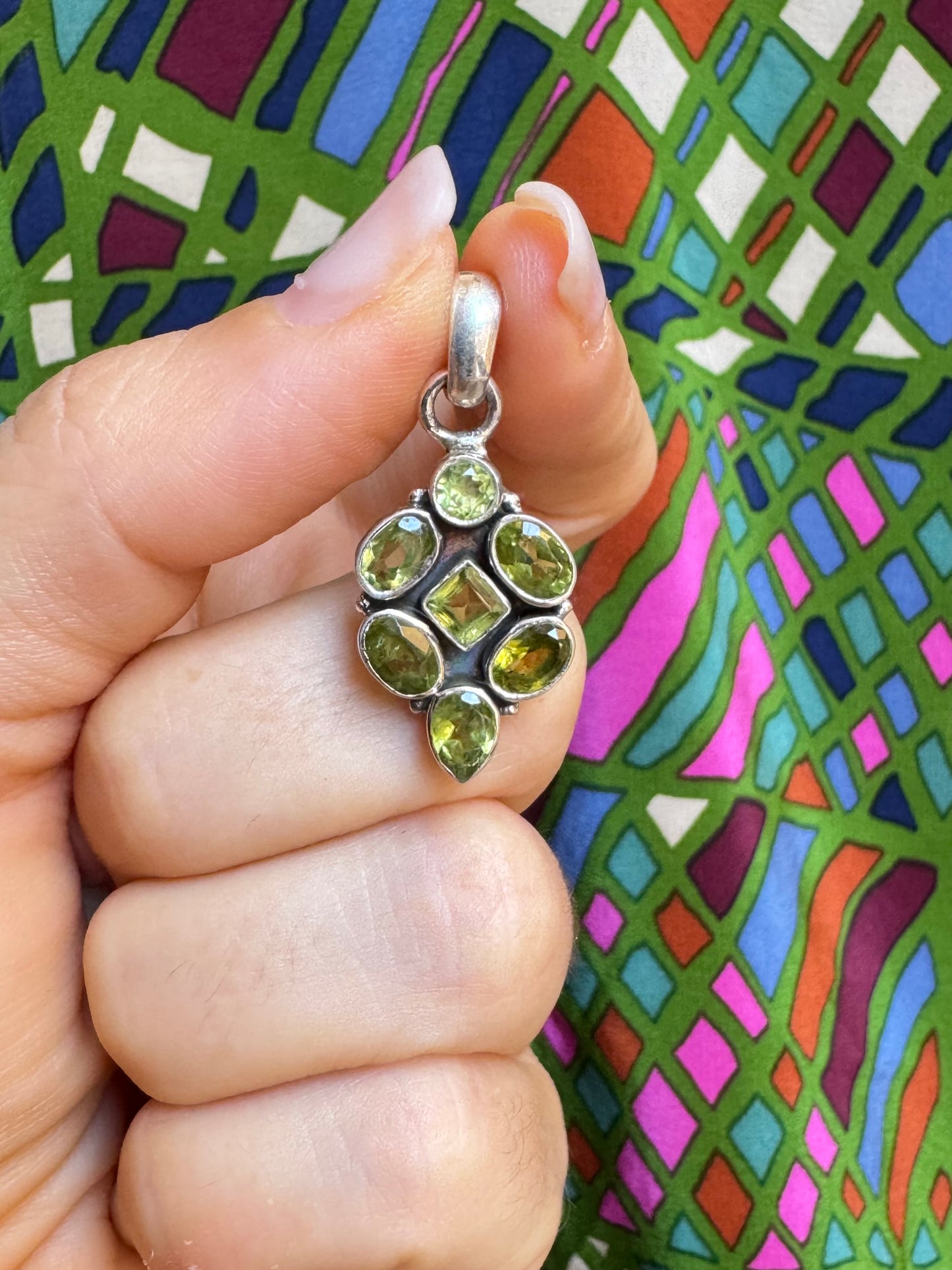 925 silver phospherite pendant F26