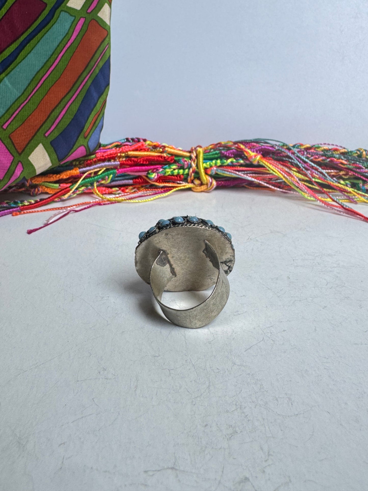 Anello vintage turchese misura 24/25