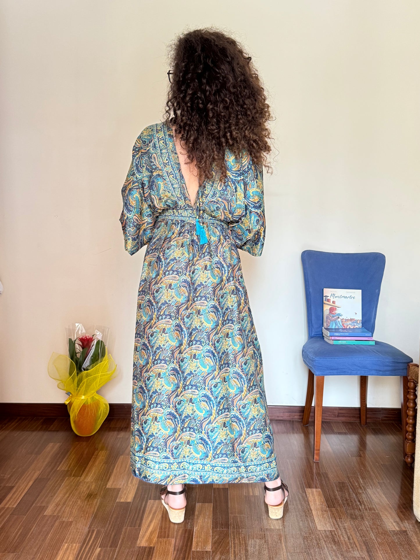 Long boho dress V21