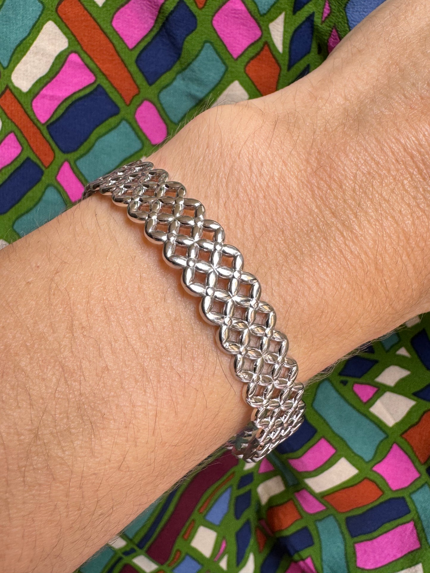 Steel mesh bracelet