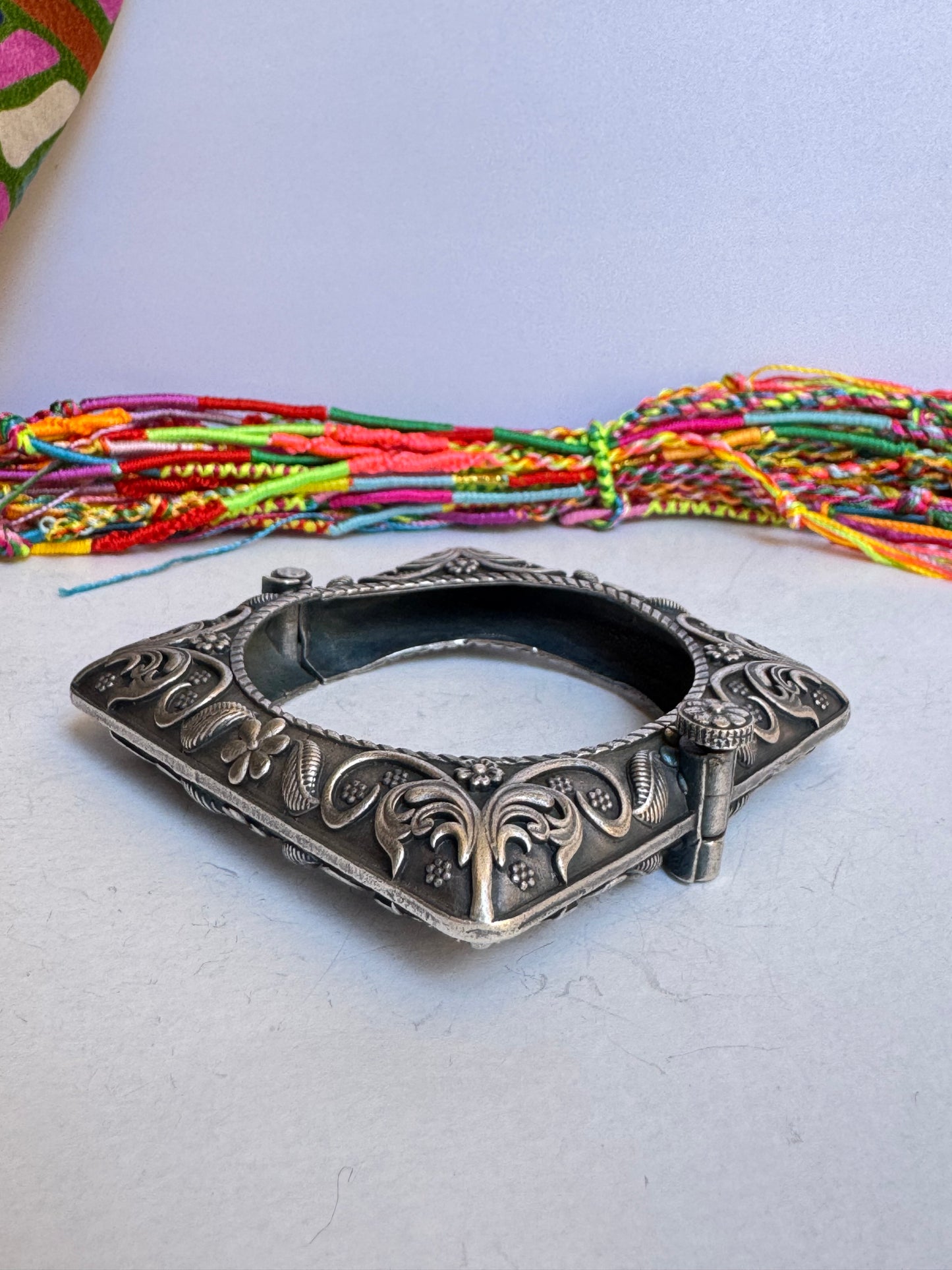 Bracciale bangle argentato