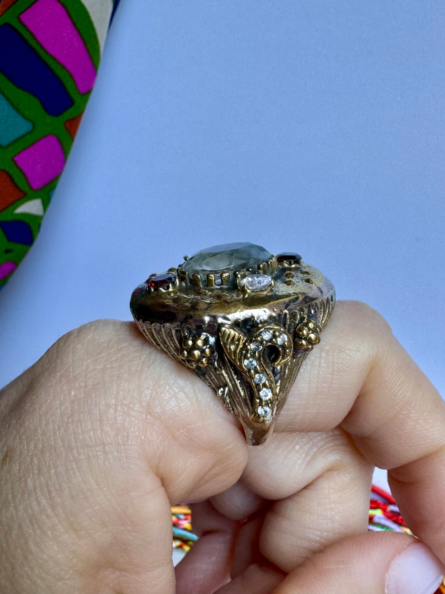 Anello design vintage misura 20