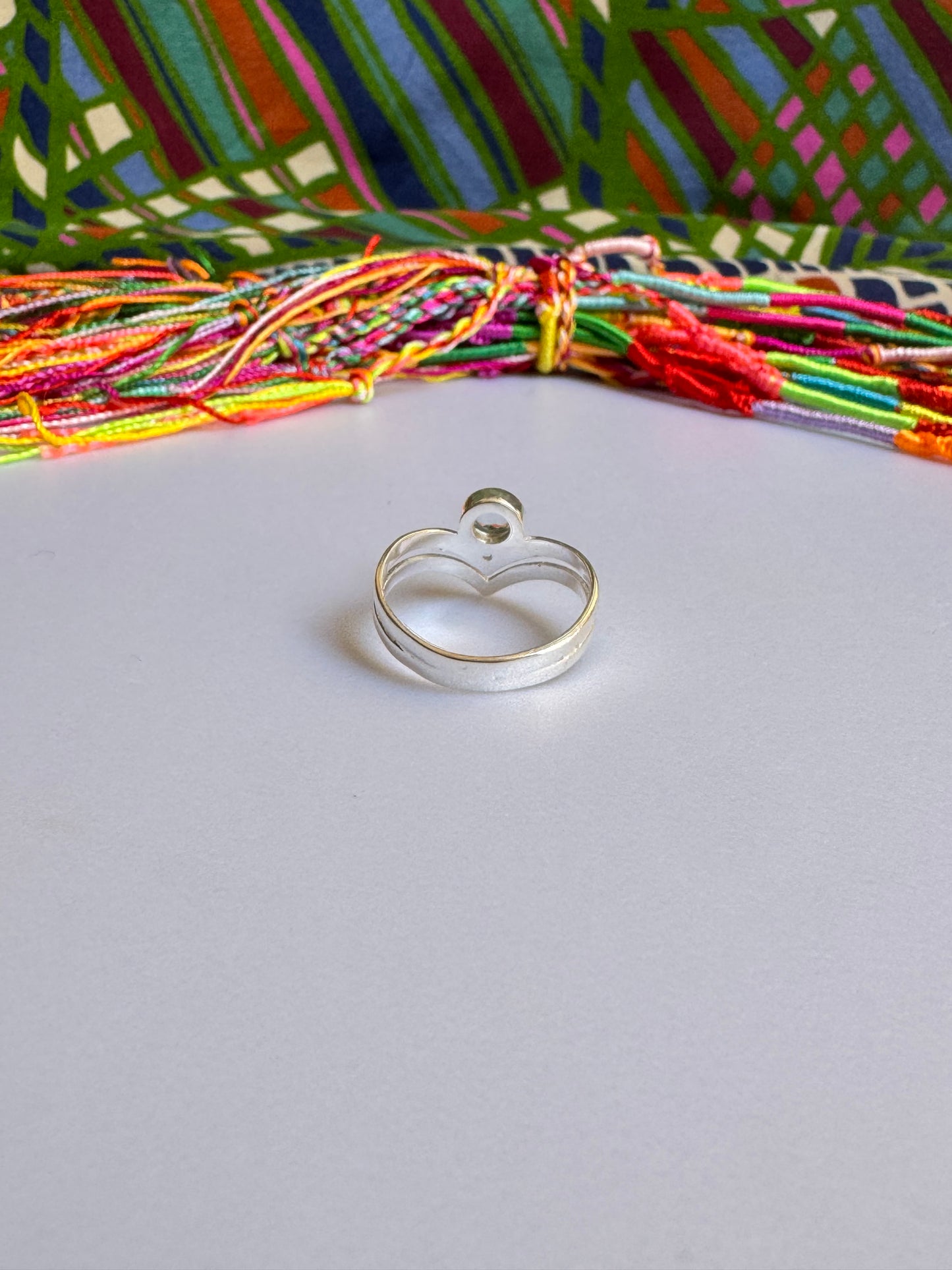 Aquamarin Silberring Größe 18/19 - X57