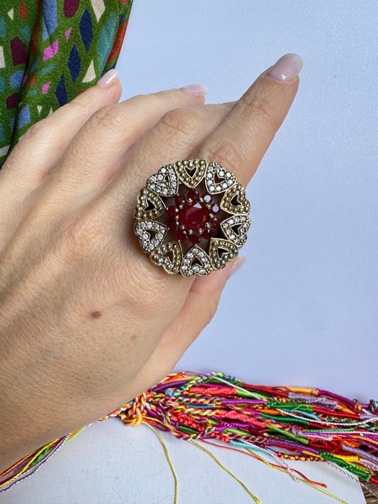 Anello design vintage misura 16