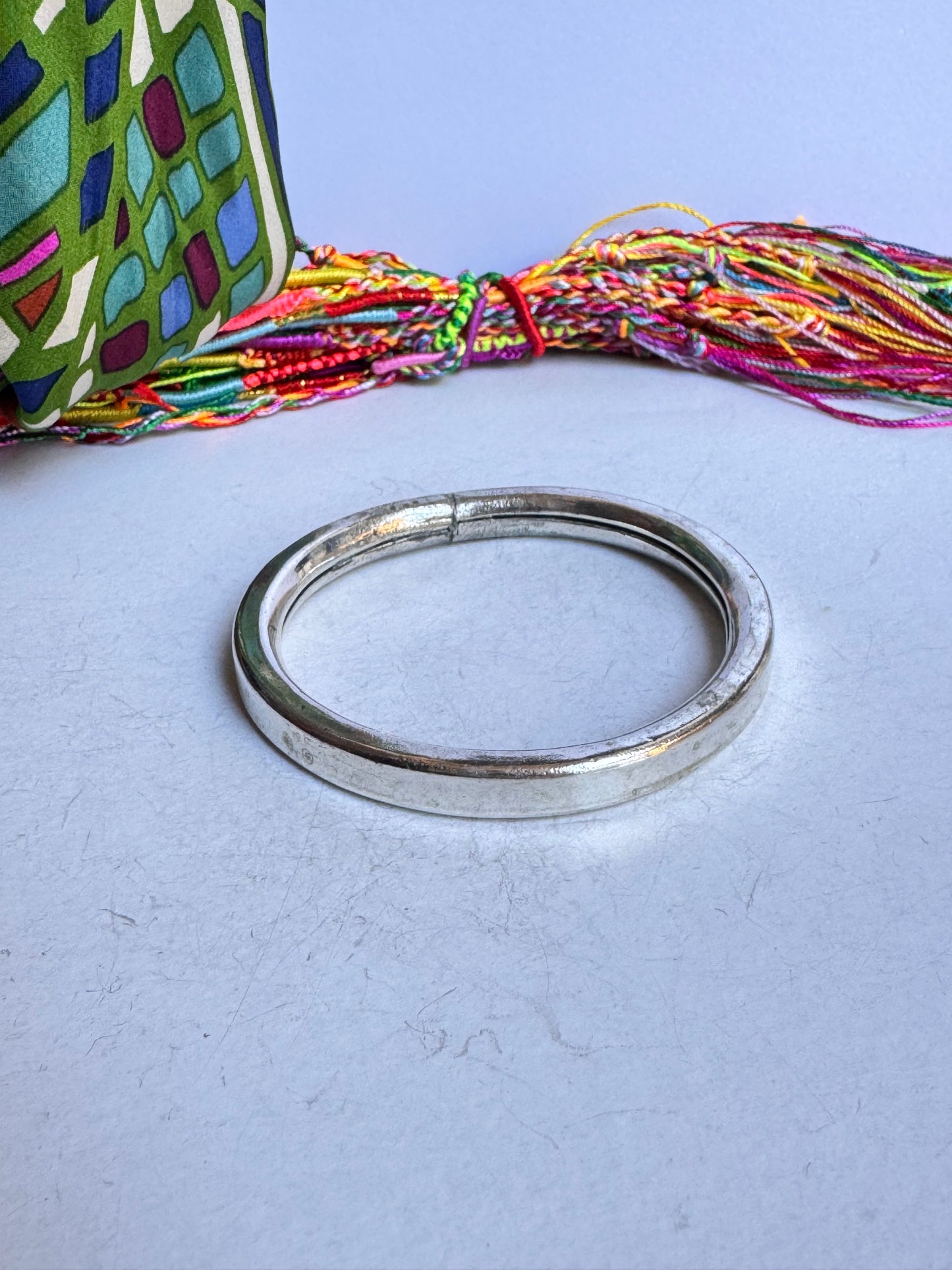 Bracciale boho argentato