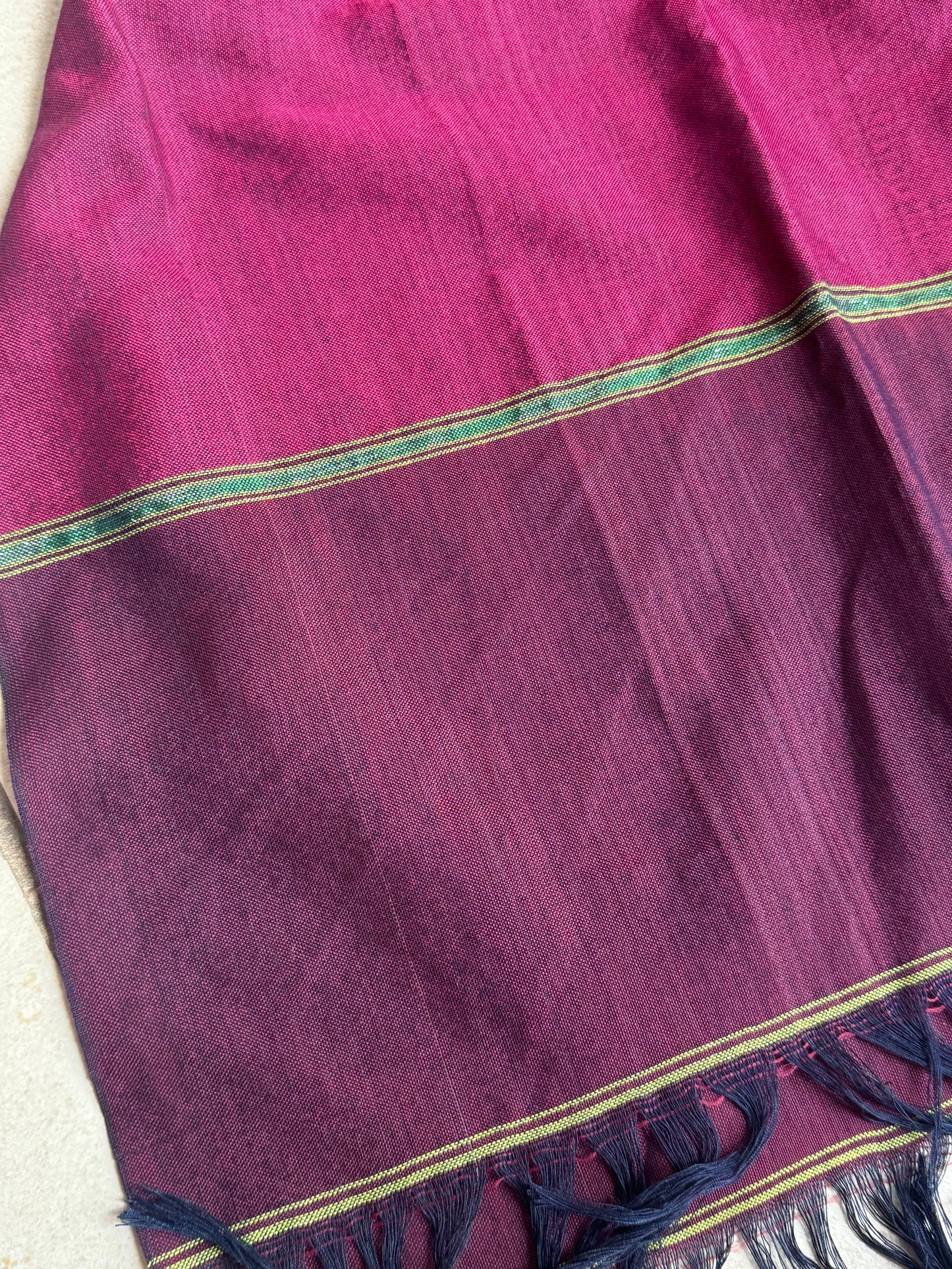 Pashmina stola sciarpa India bordeaux