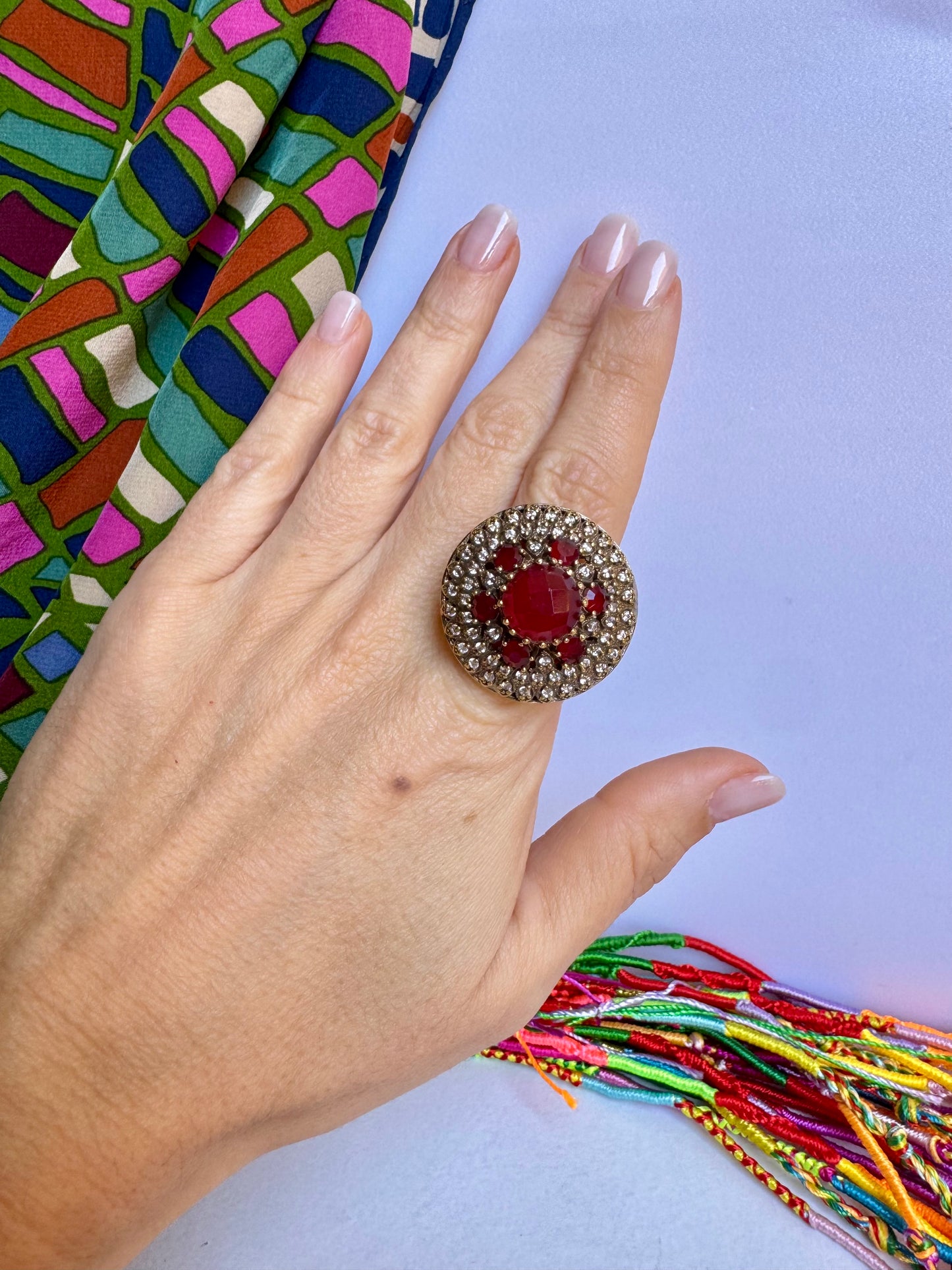 Anello design vintage misura 22
