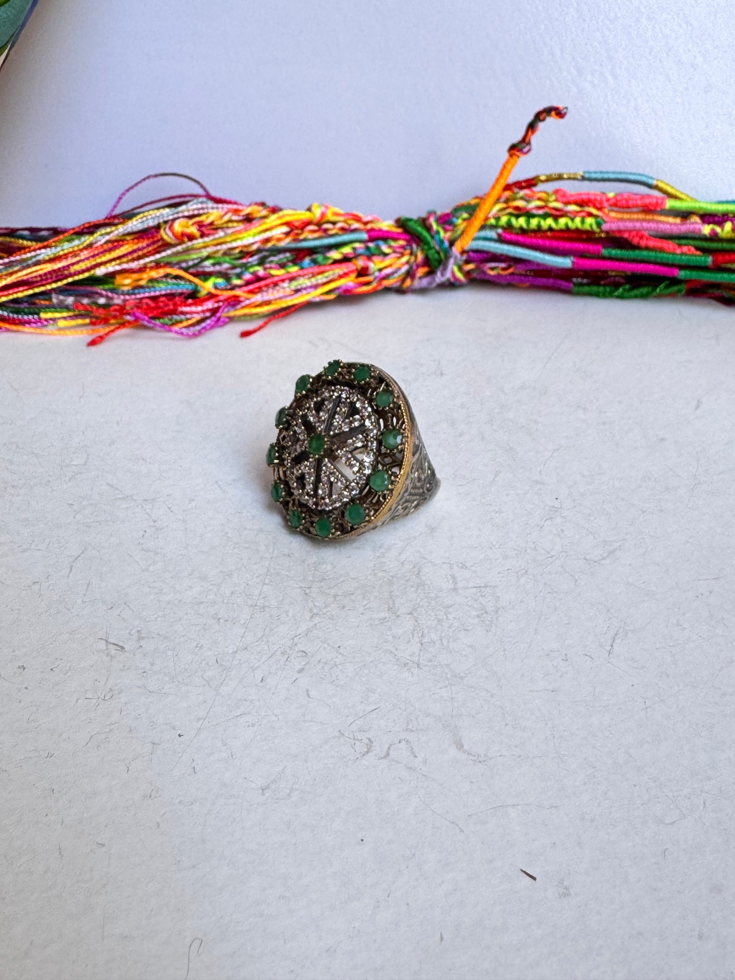 Anello design vintage misura 15